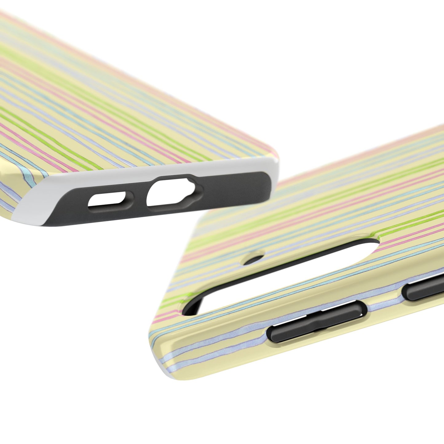 Belle Stripe Yellow Phone Case