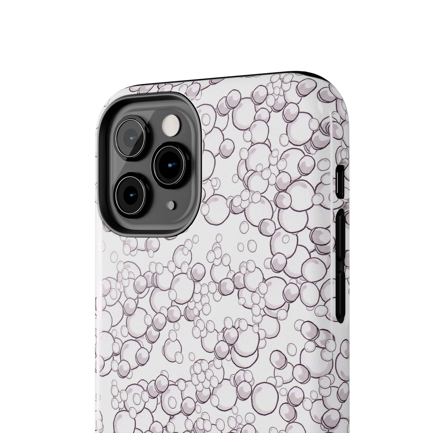 Bubble Dots White Phone Case