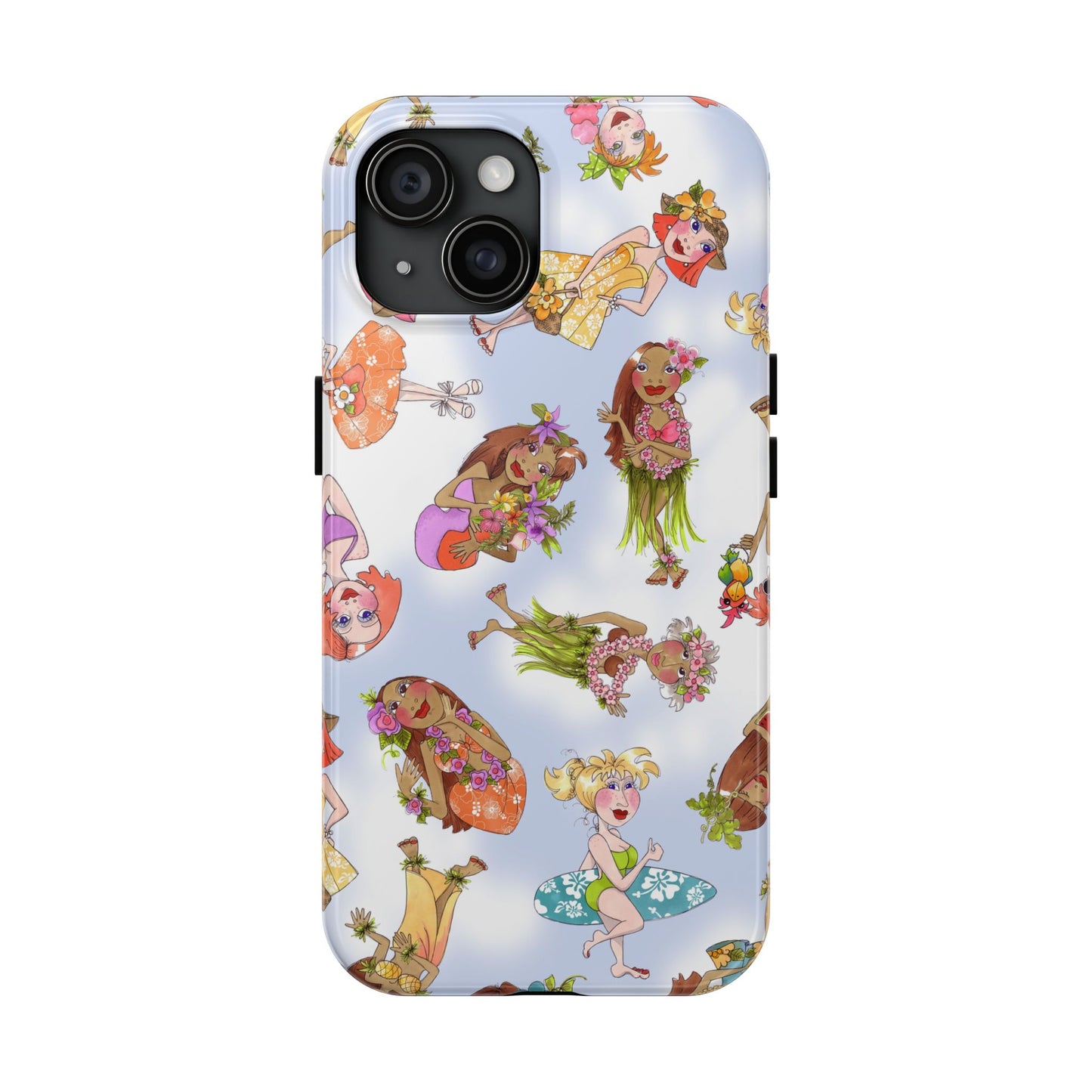 Island Toss Blue Sky Phone Case