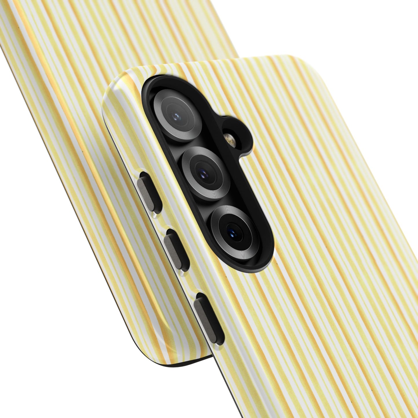 Tri Stripe Yellow Phone Case
