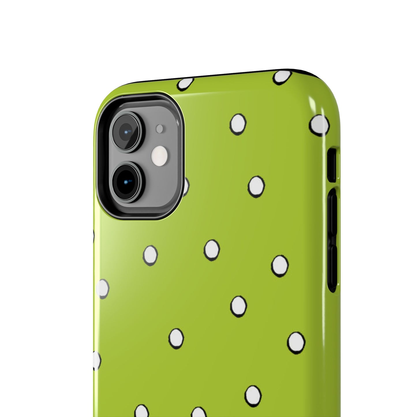 Lime Dots Phone Case