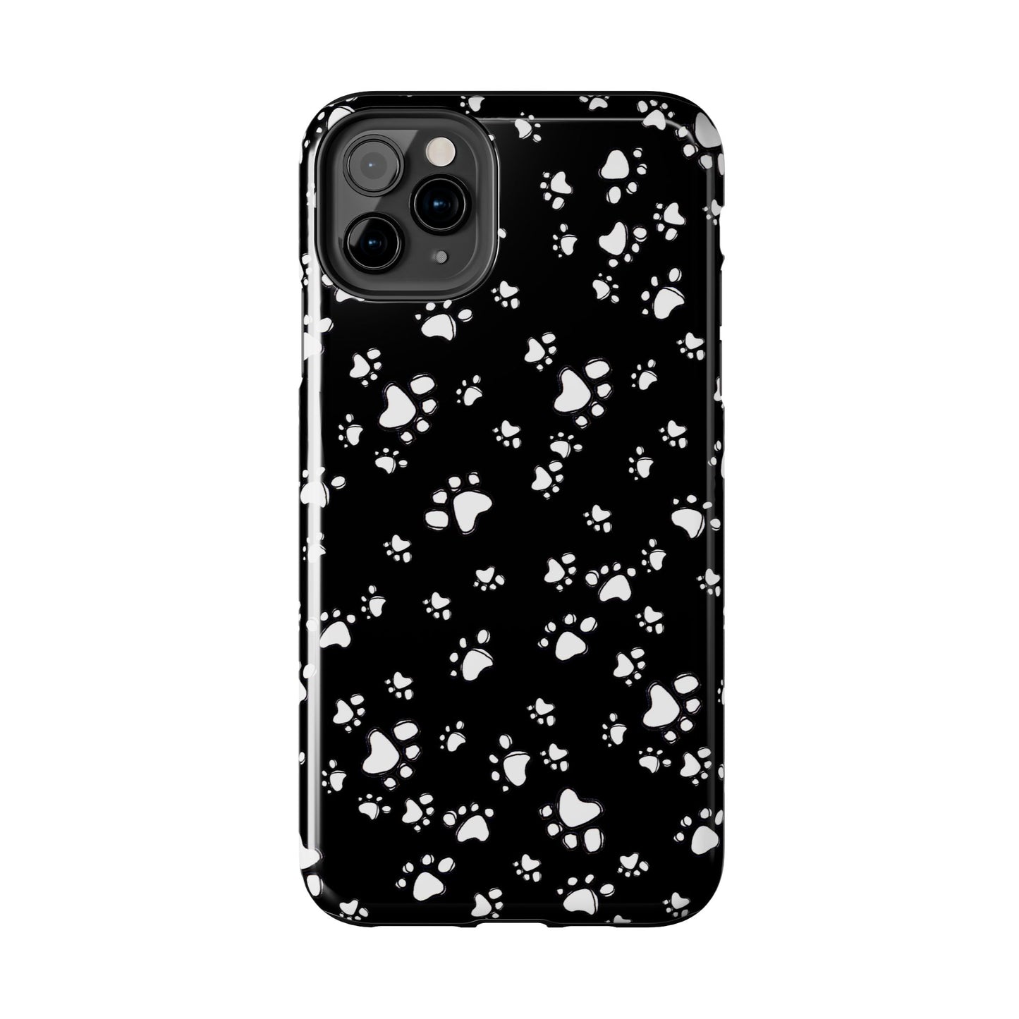 Paw Flakes Black Phone Case