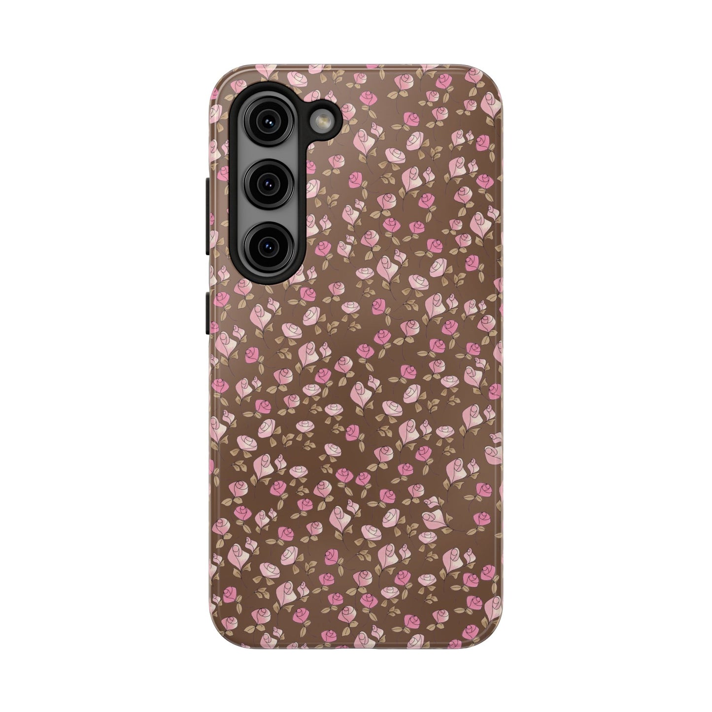 Little Bitty Roses Chocolate Phone Case
