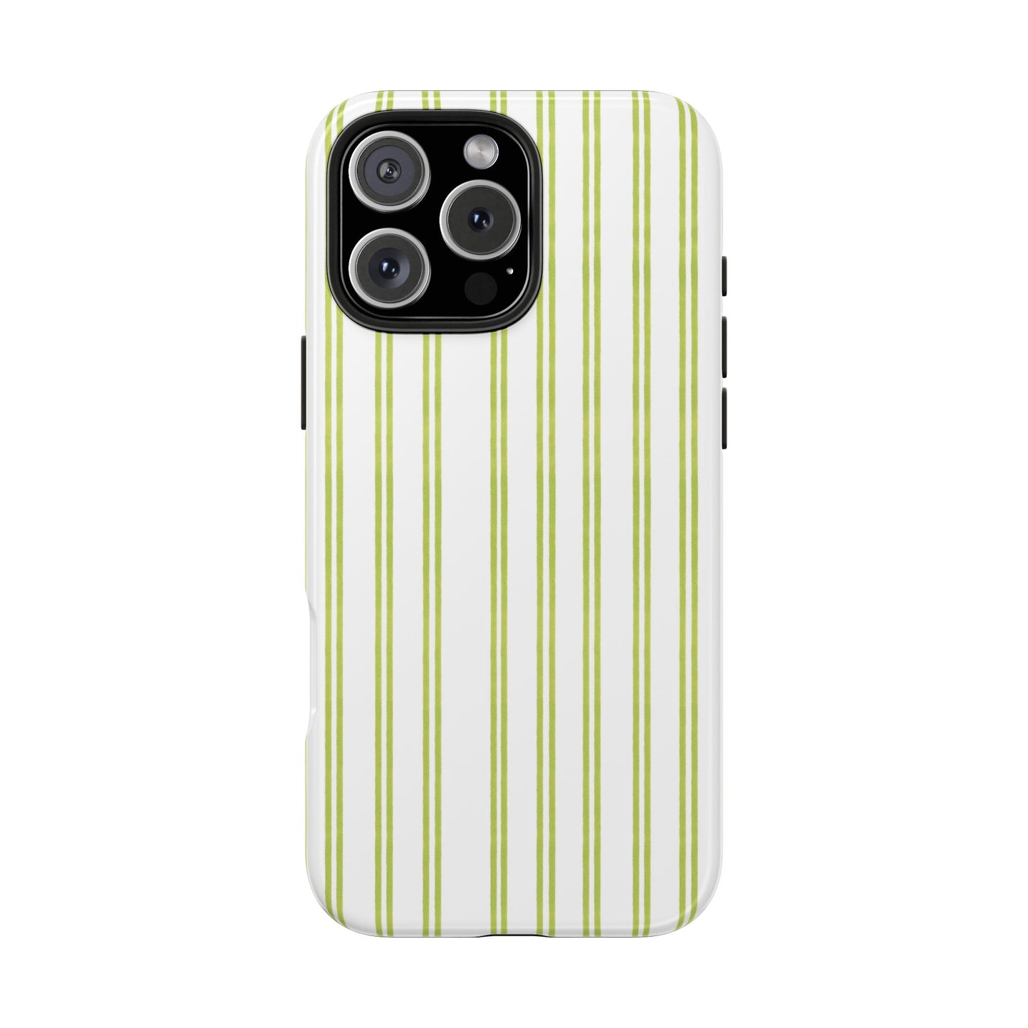 Green Double Stripe Phone Case