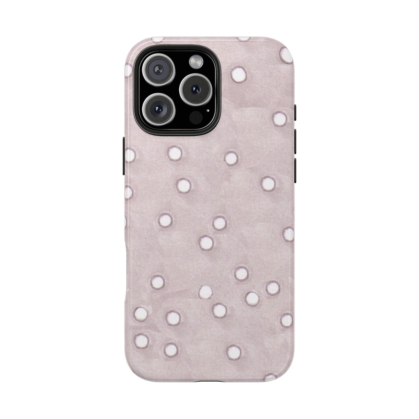 Dinky Dots Silver Phone Case