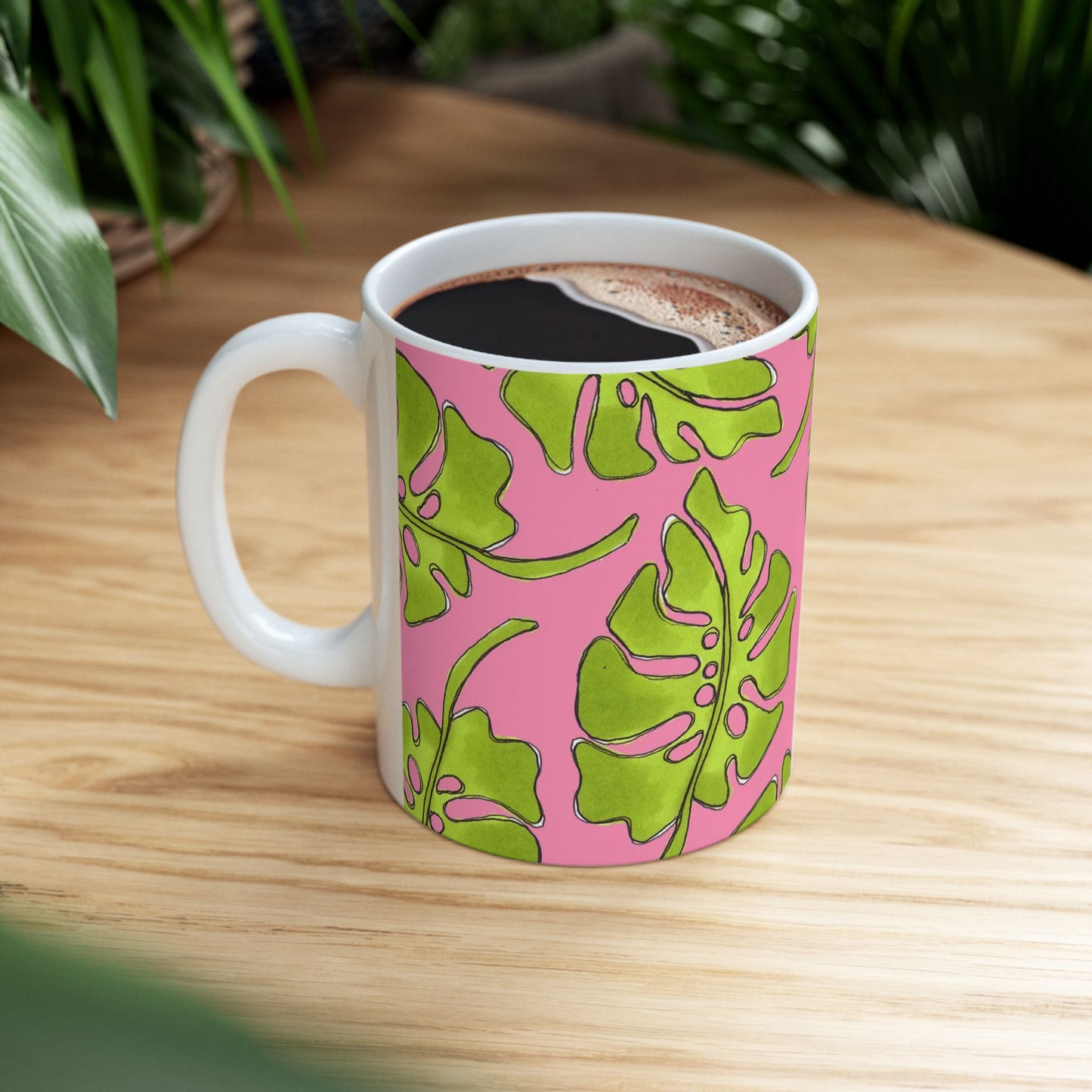Big Leaf Pink Cup
