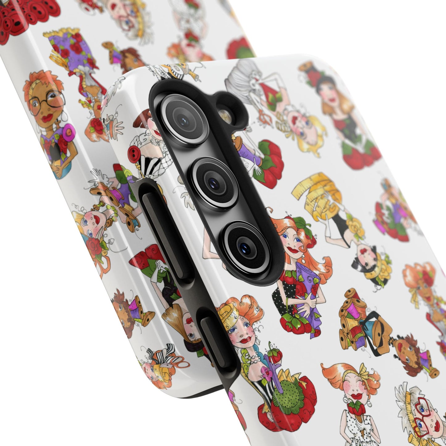 Curious Toss White Phone Case