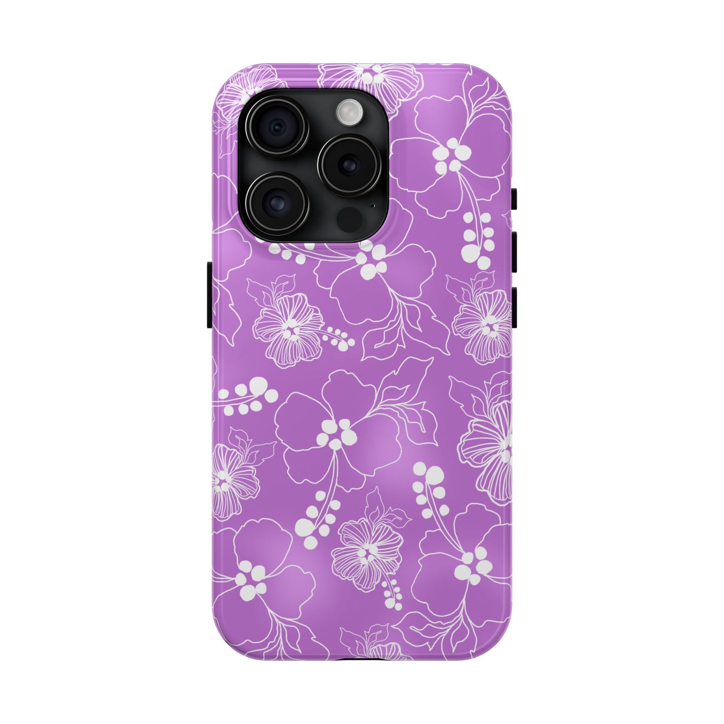 Lacey Hibiscus Orchid Phone Case