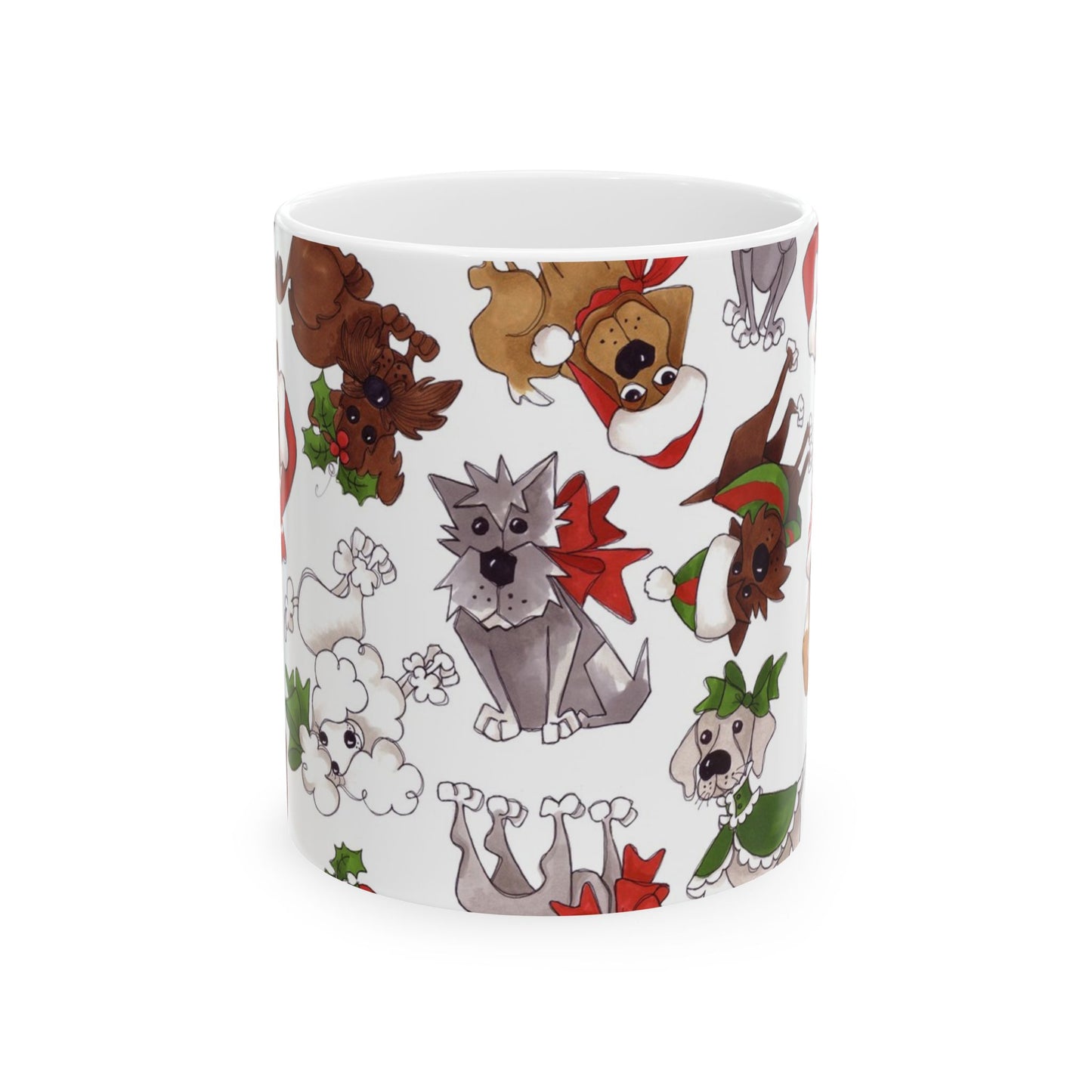 Doggie Toss White Cup