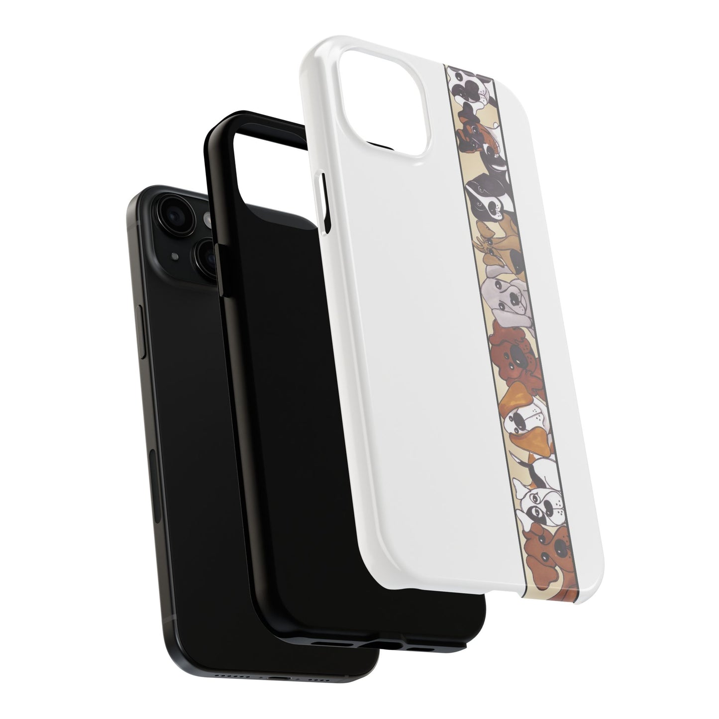 Doggie Delight Border Phone Case