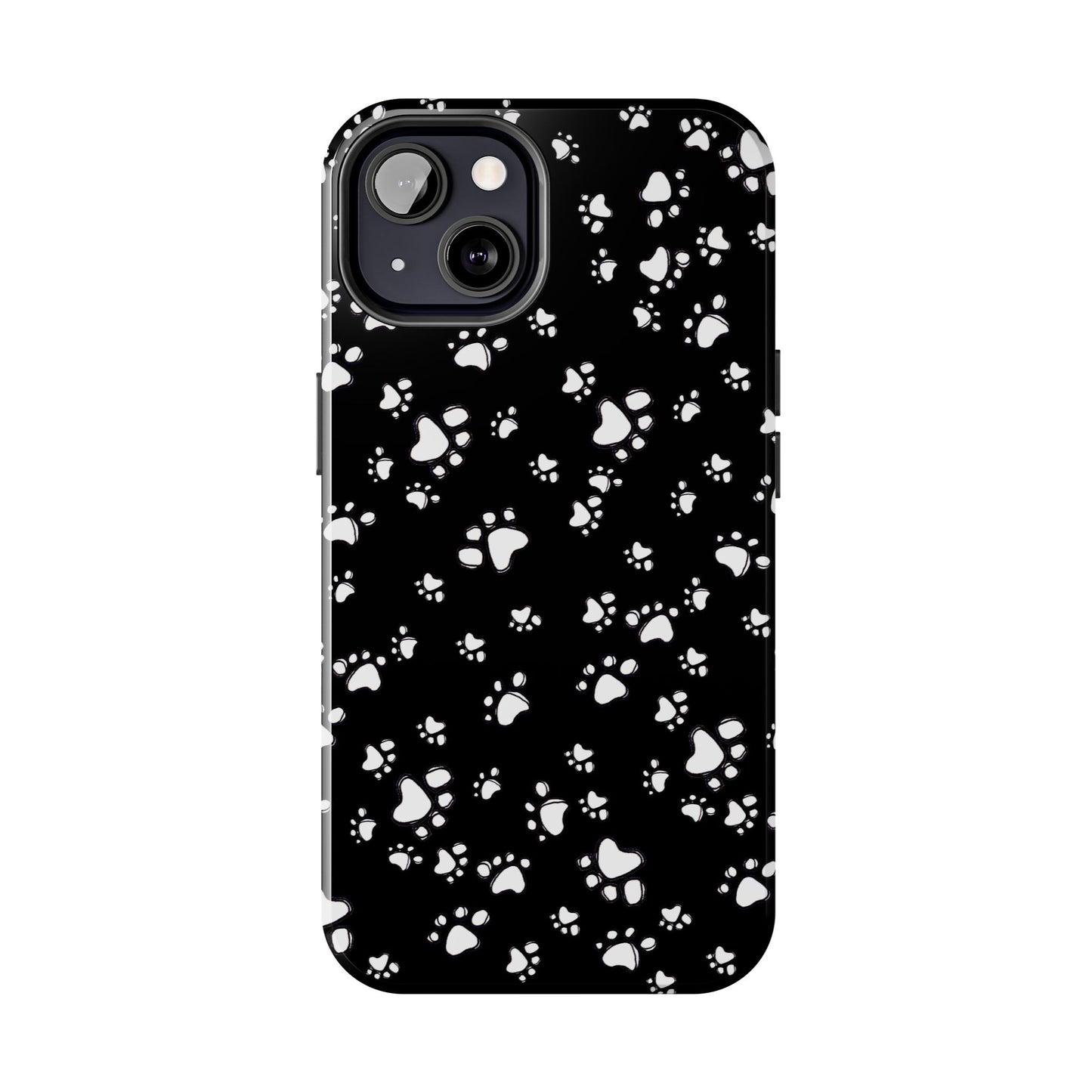 Paw Flakes Black Phone Case