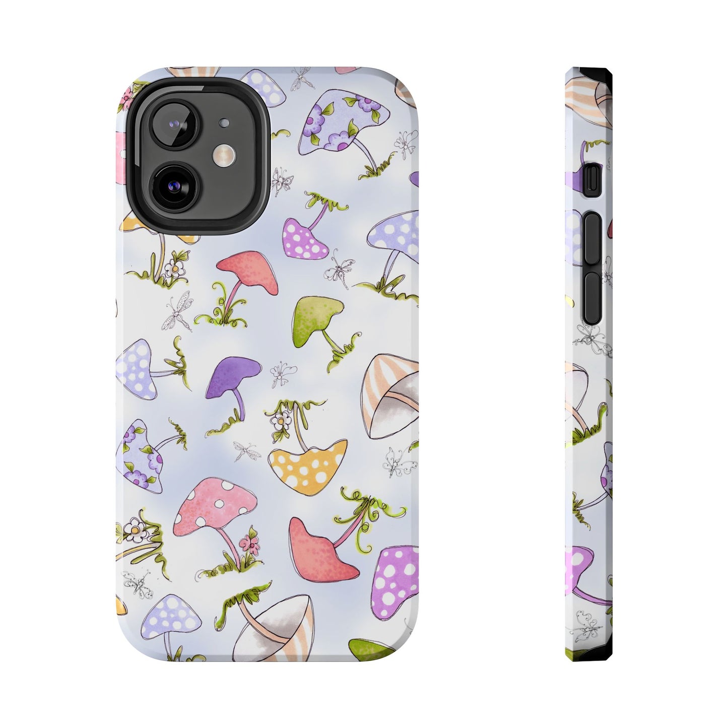 Mushroom Toss Blue Phone Case