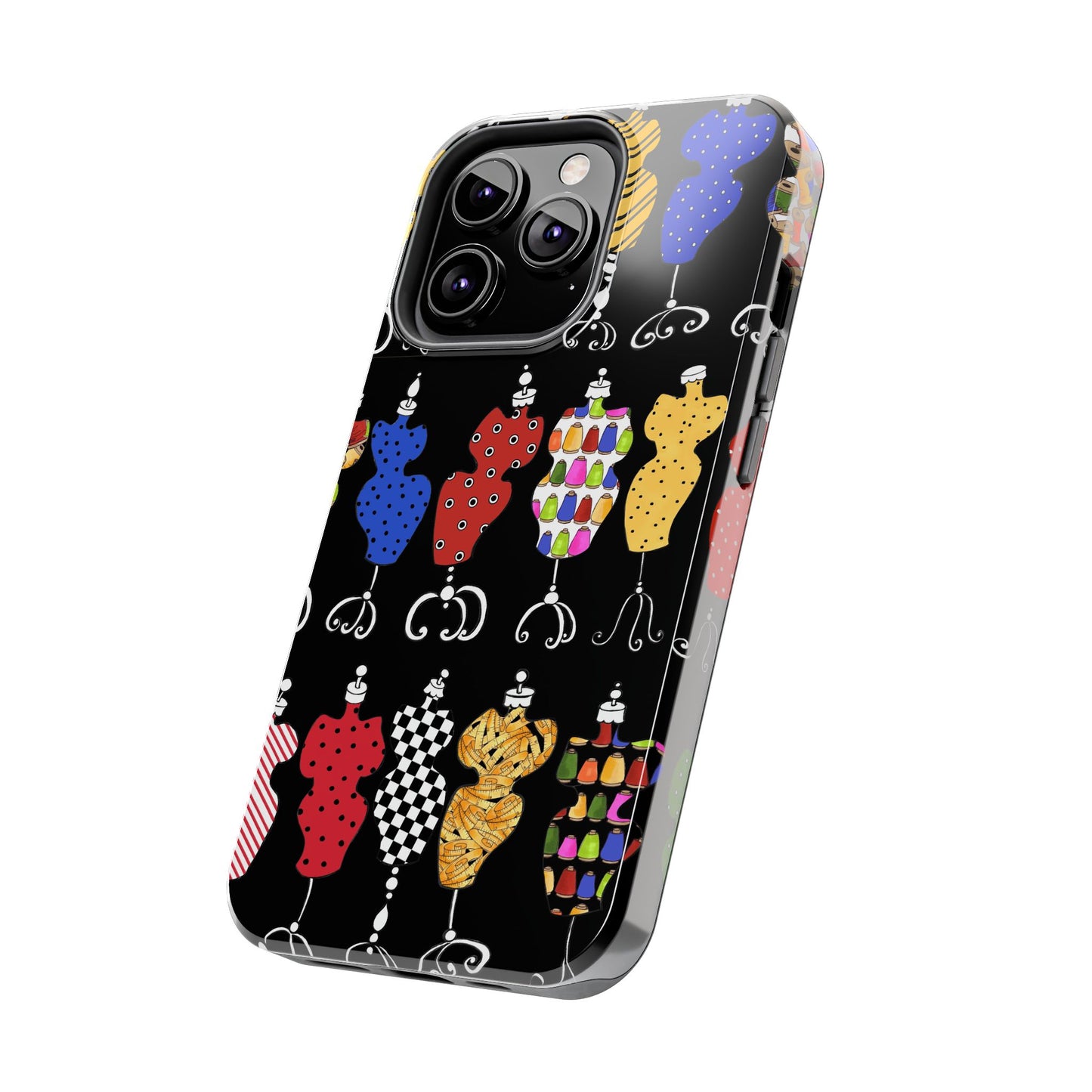 Go Figure Black / Multi Phone Case