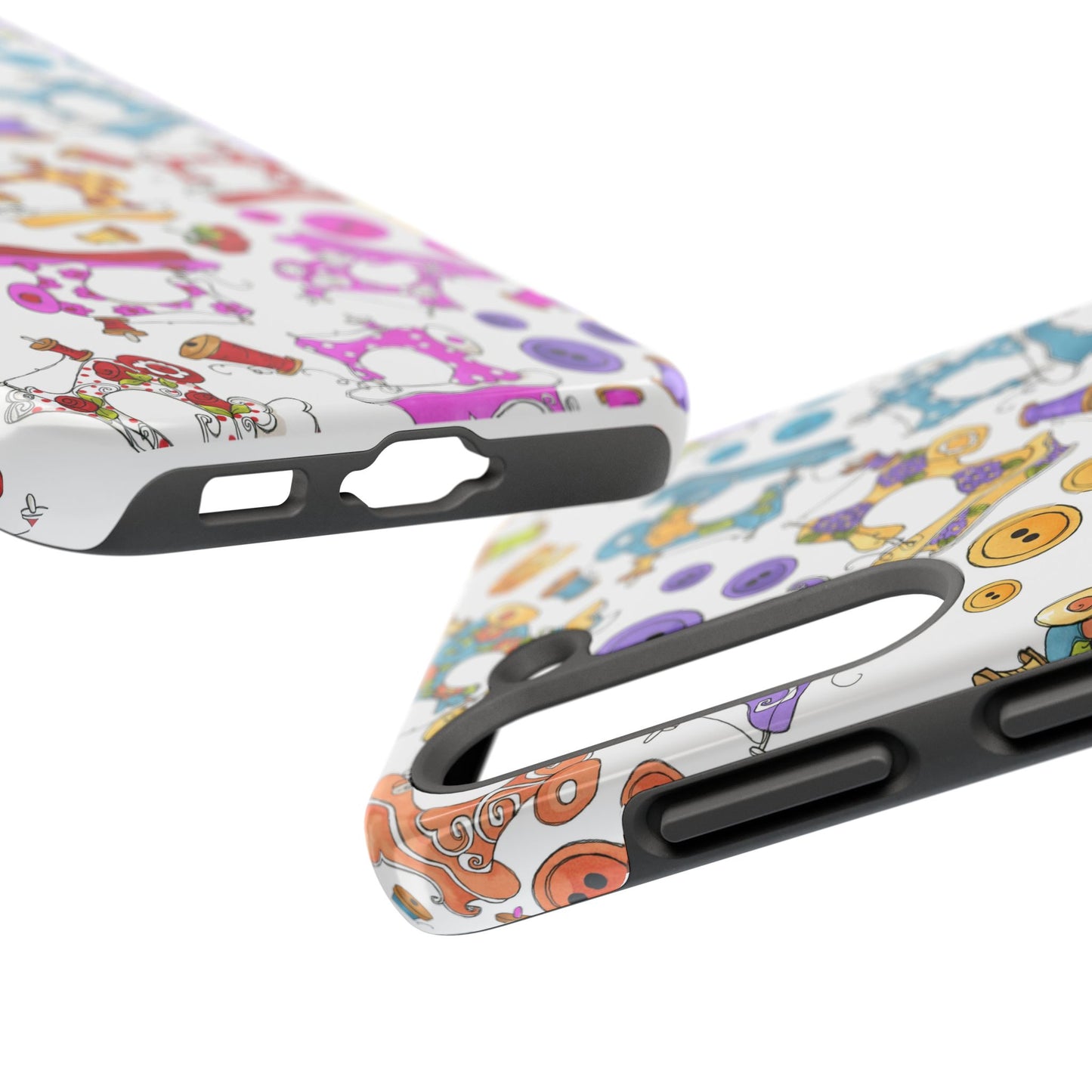 Sew Assorted White Phone Case