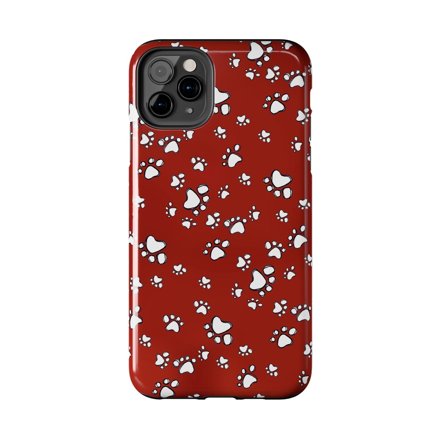 Paw Flakes Red Phone Case
