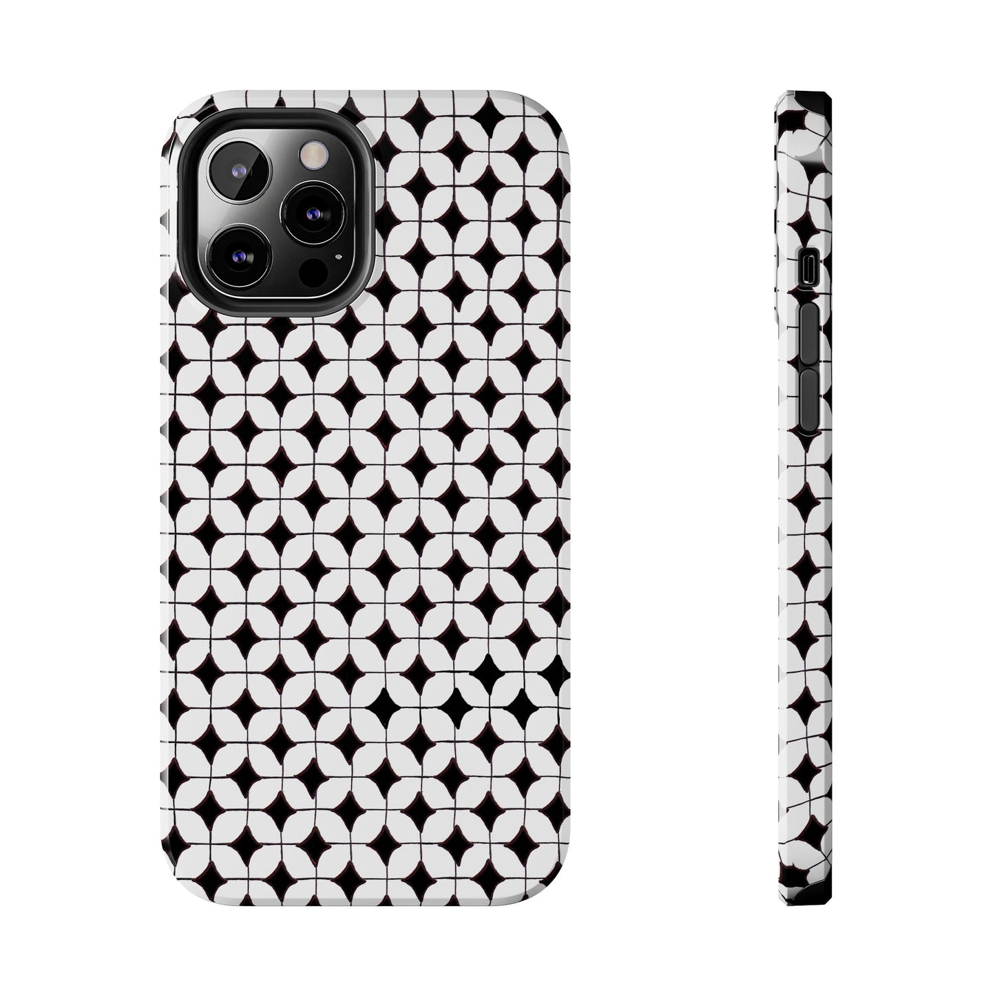 Tile-ish Black Phone Case