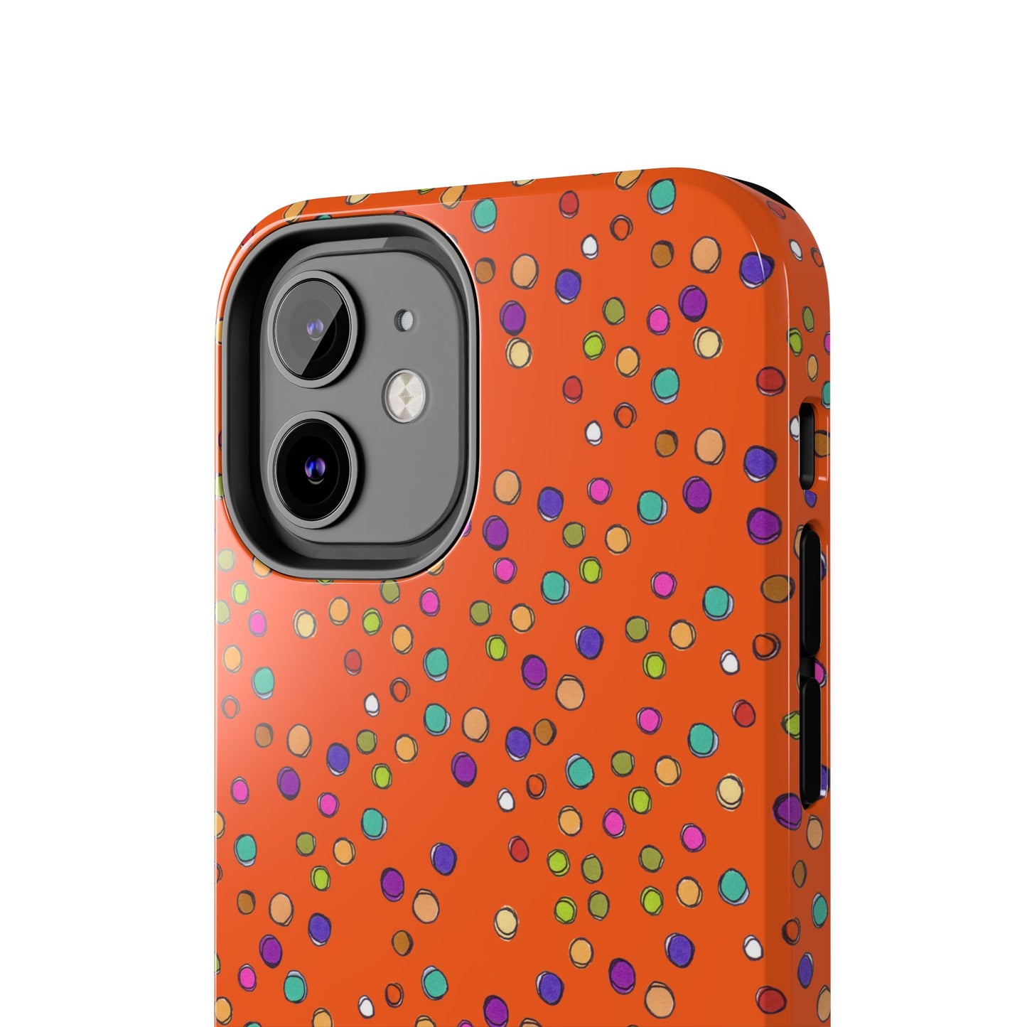 Dog Dots Orange Phone Case