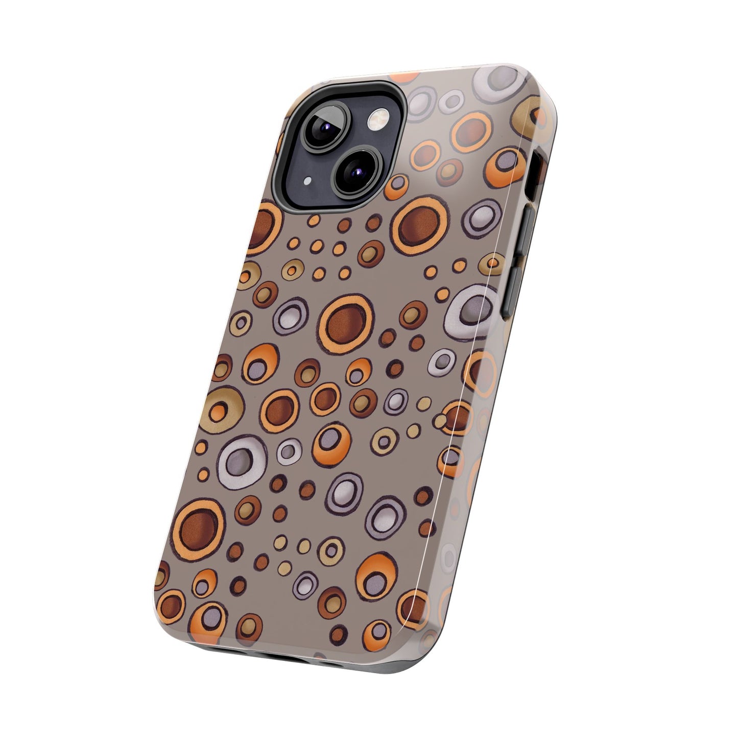 Doggy Dots Gray Phone Case