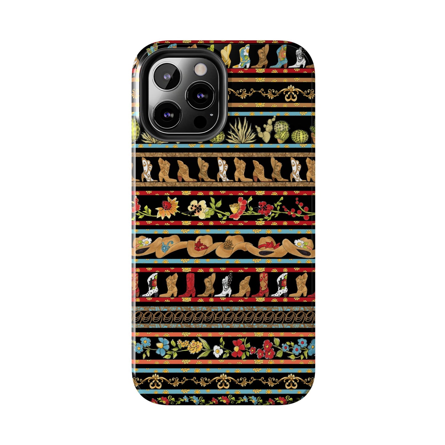 Whoa Borders Black Phone Case