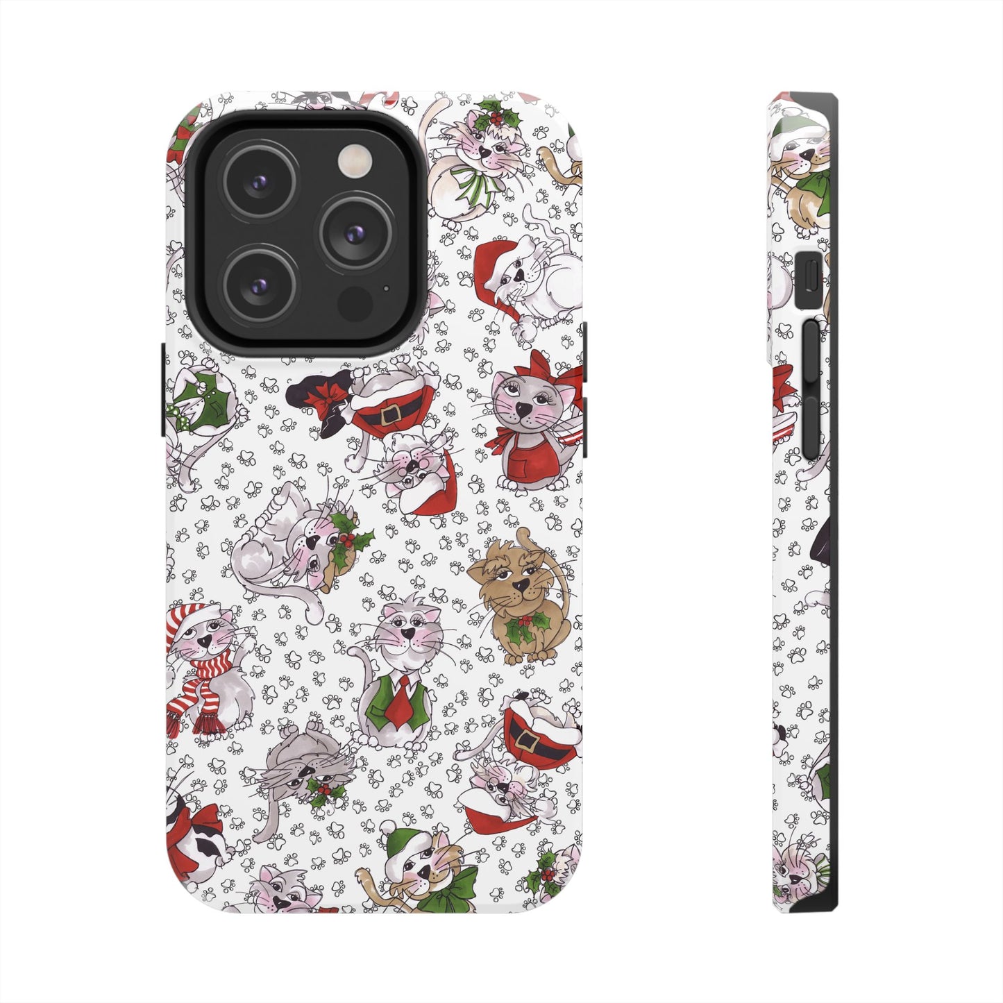 Kitty Blizzard White Phone Case