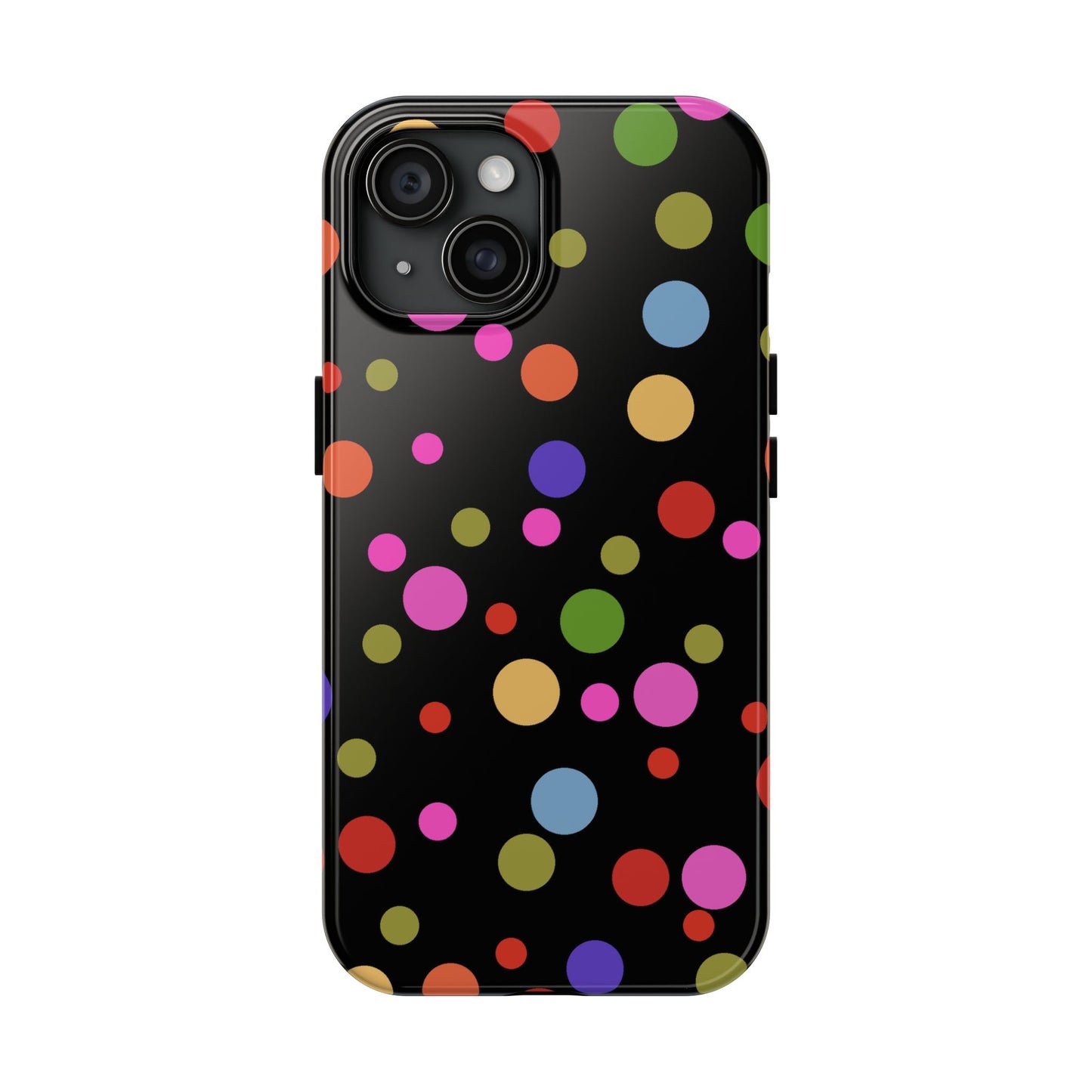Dot Assortment Black Phone Case