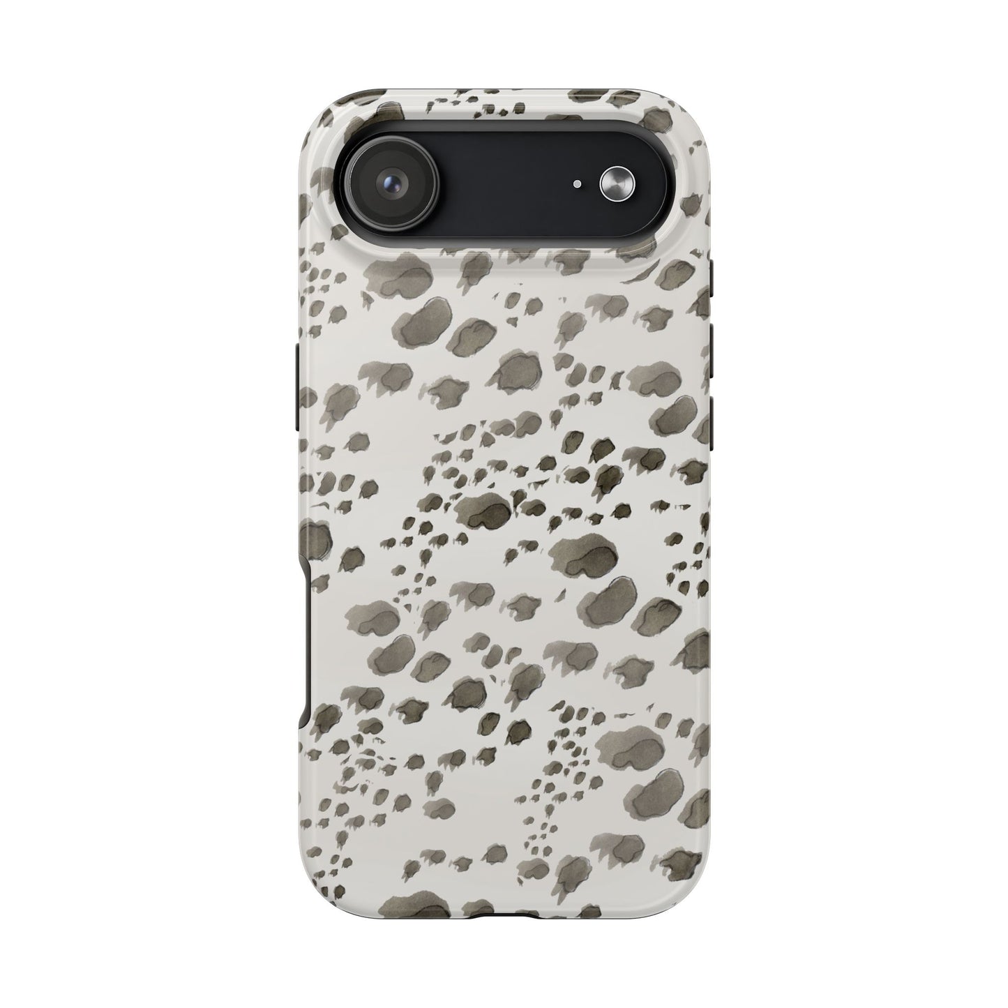 Kitty Dots Gray Phone Case