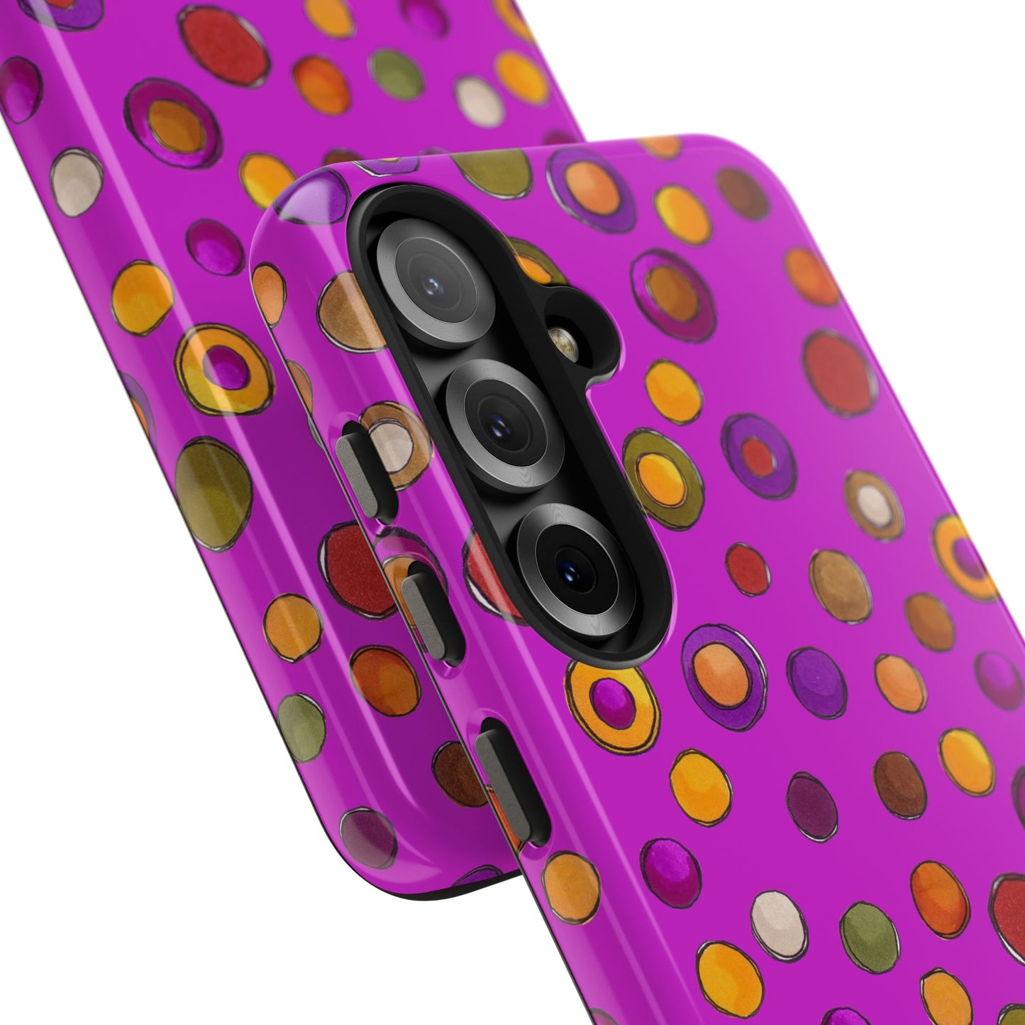 Double Dot Fuchsia Phone Case