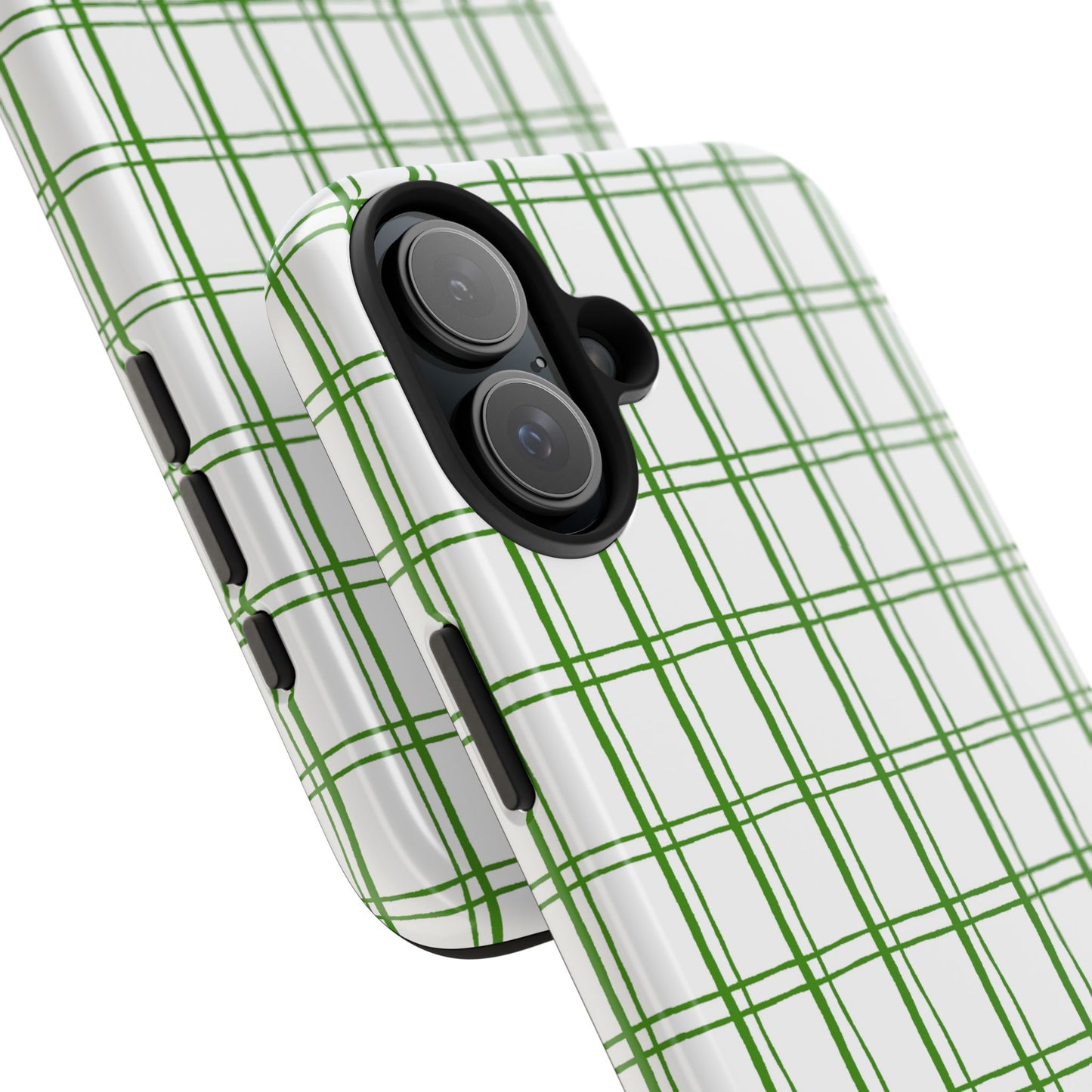Kitchen Plaid White / Green Phone Case