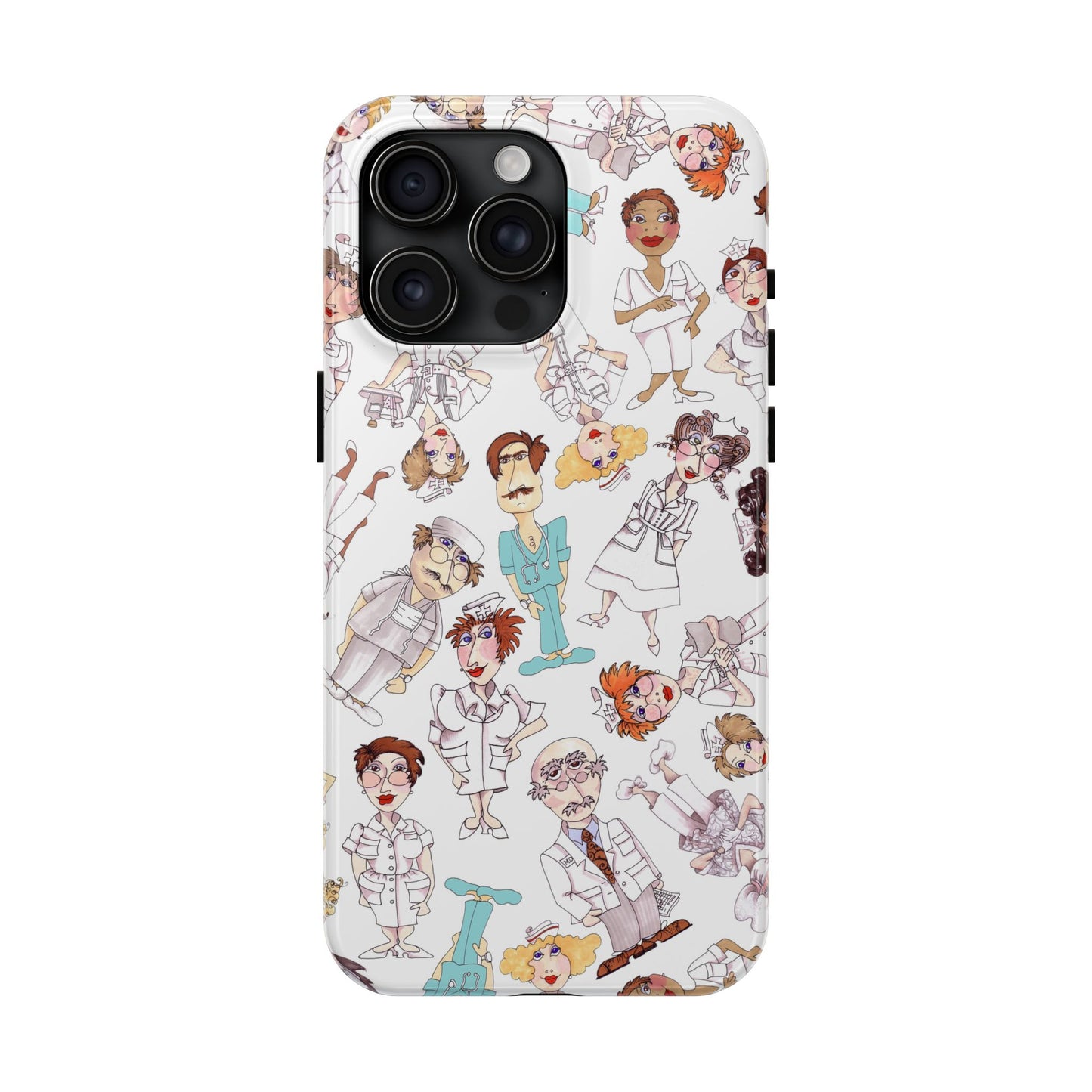 Happy Staff White Phone Case