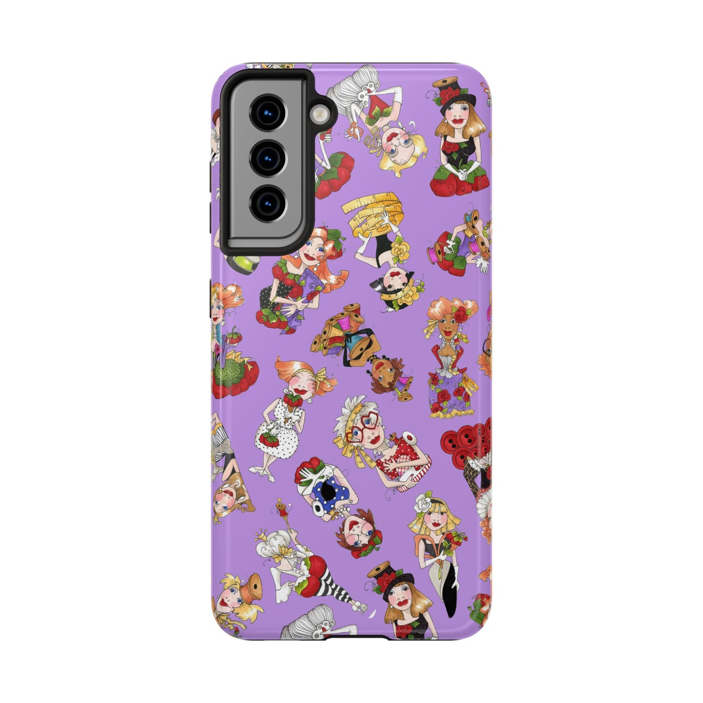 Curious Toss Purple Phone Case