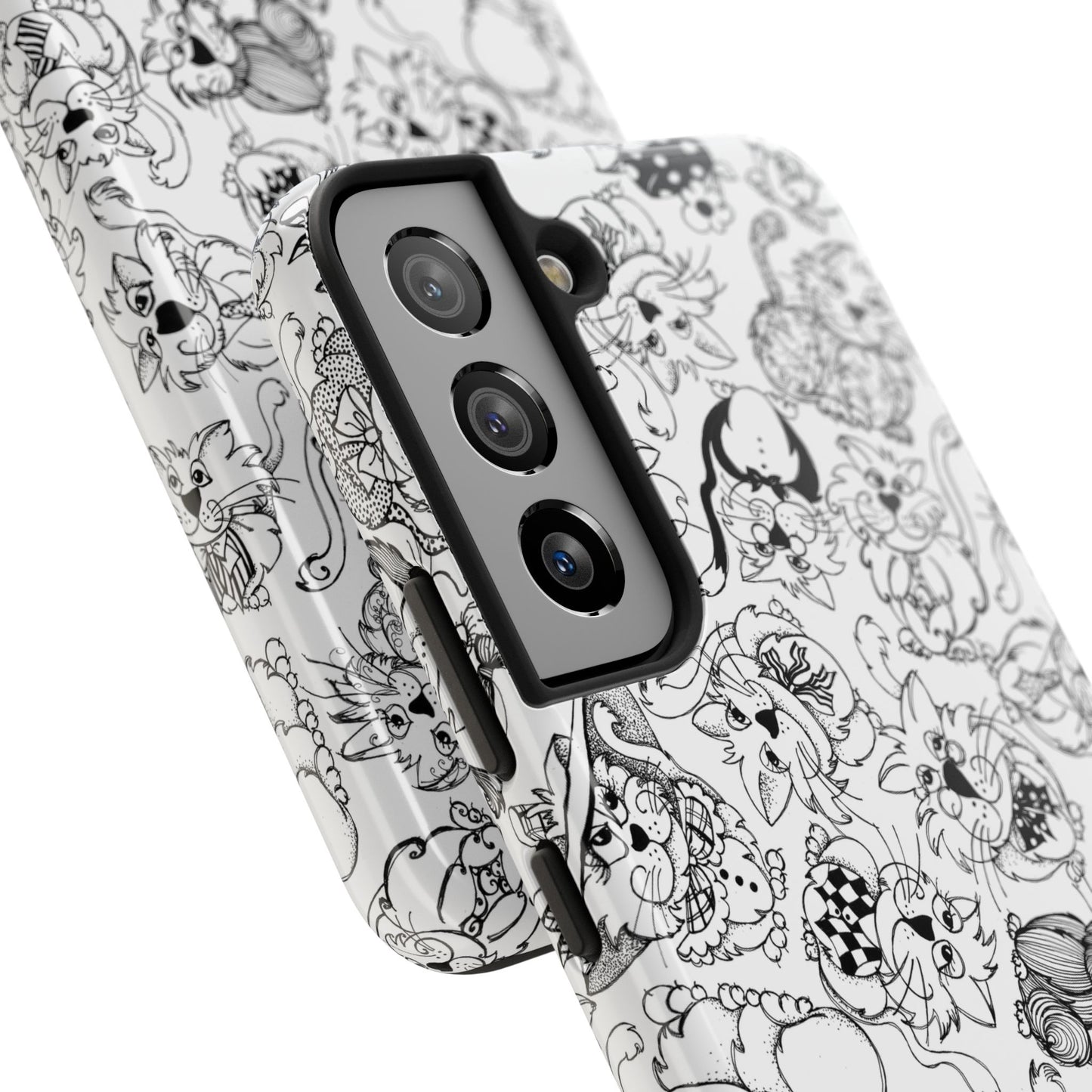 So Kitties Tossed White Phone Case