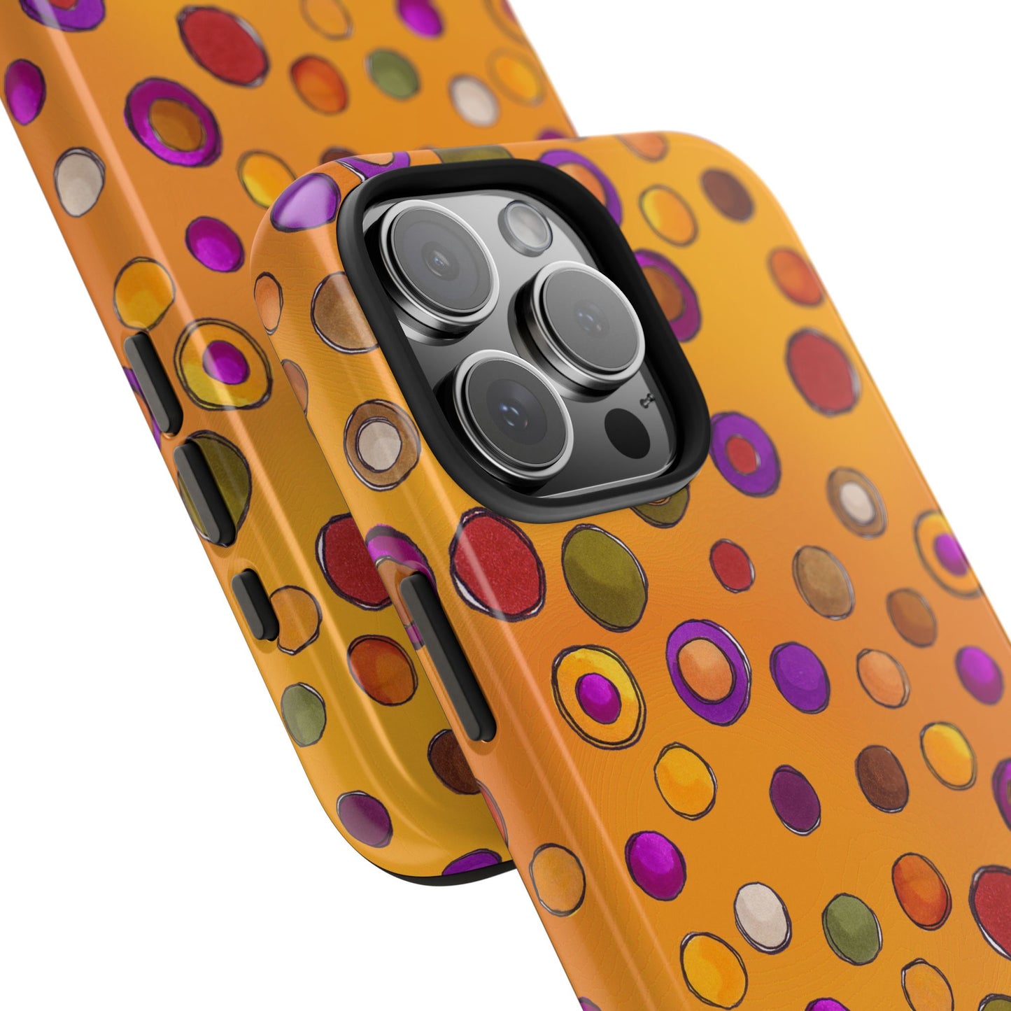 Double Dot Yellow Phone Case