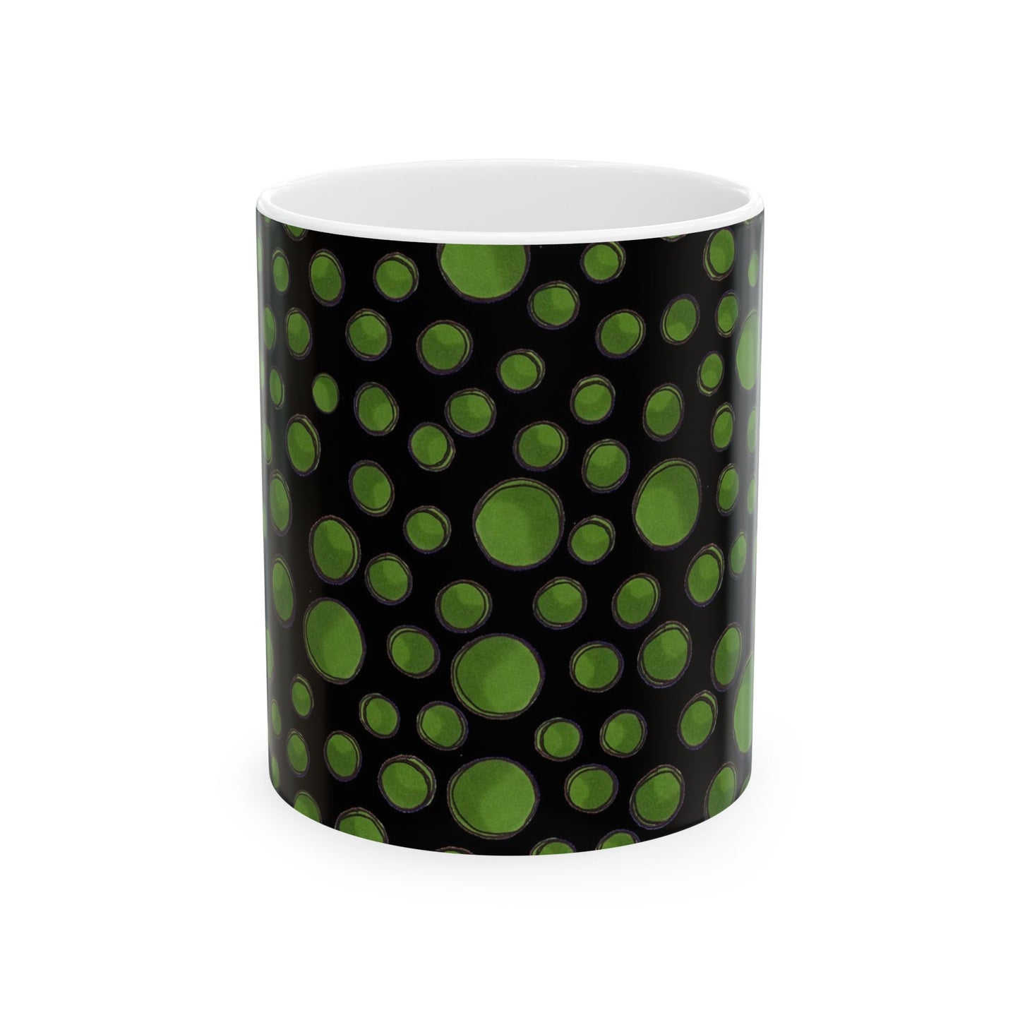 Dot Assortment Black / Green Cup