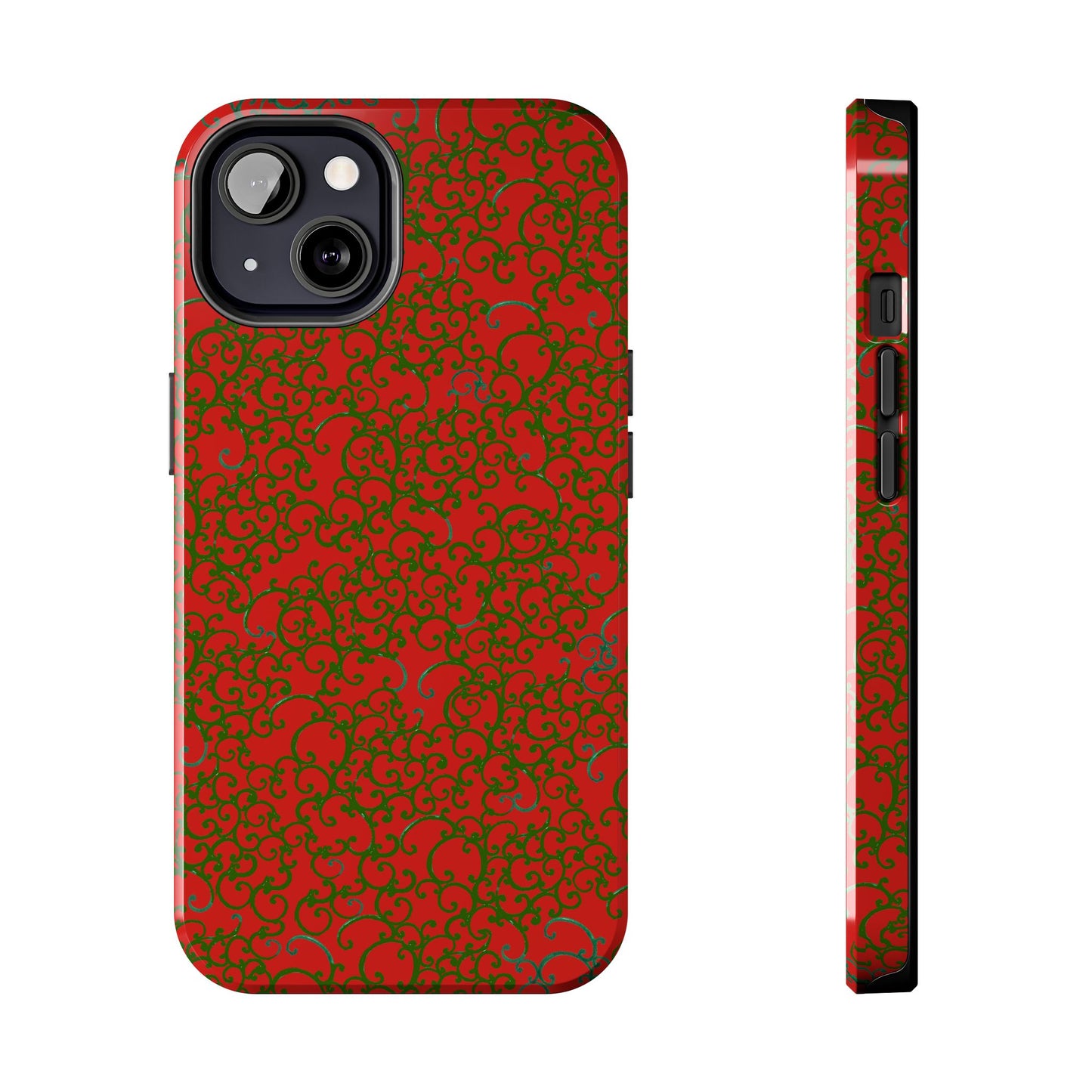 Scrollie Red / Green Phone Case