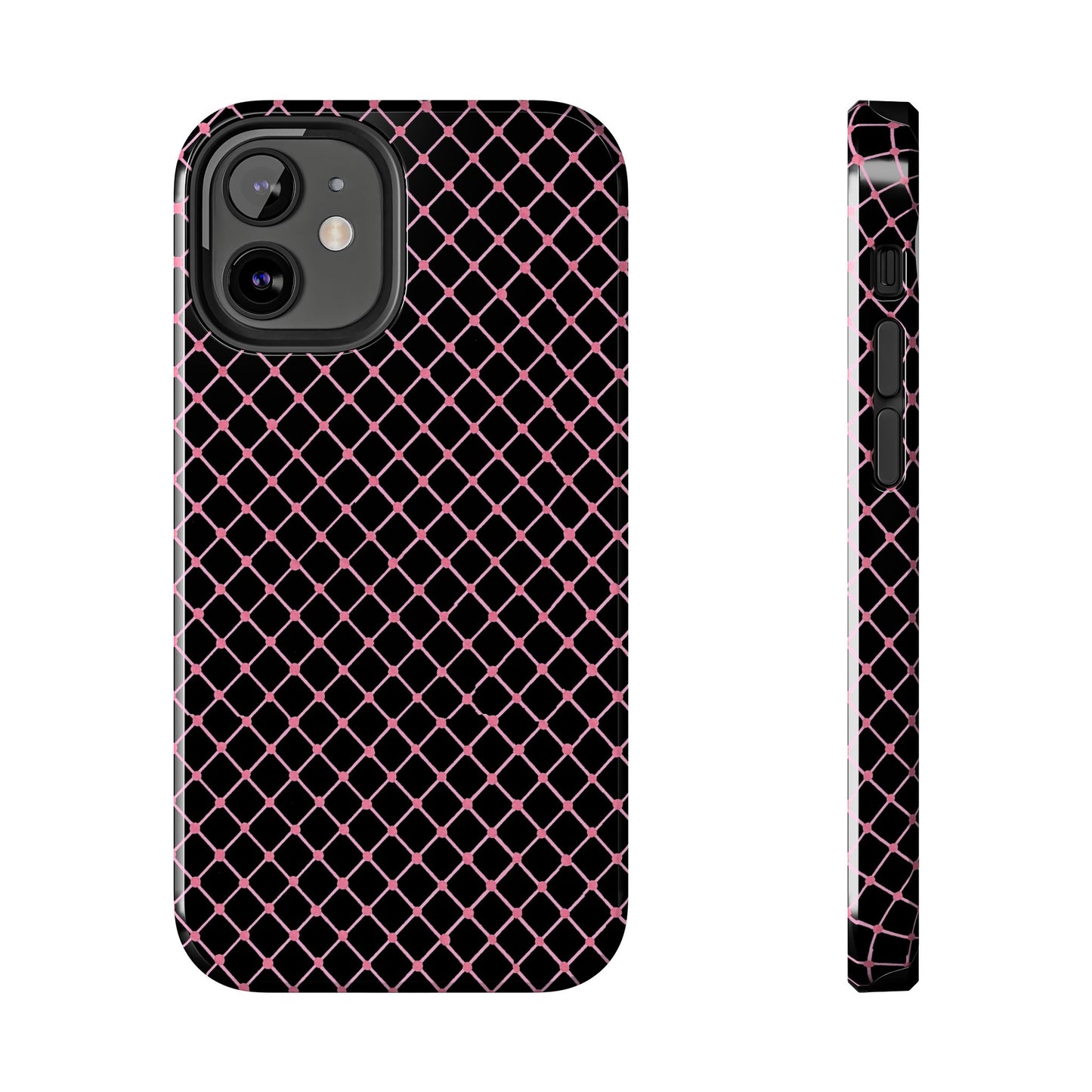 Cyclone Fence Black / Pink Phone Case