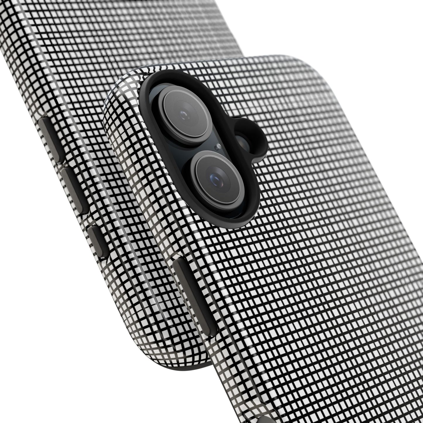 Window Pane White / Black Phone Case