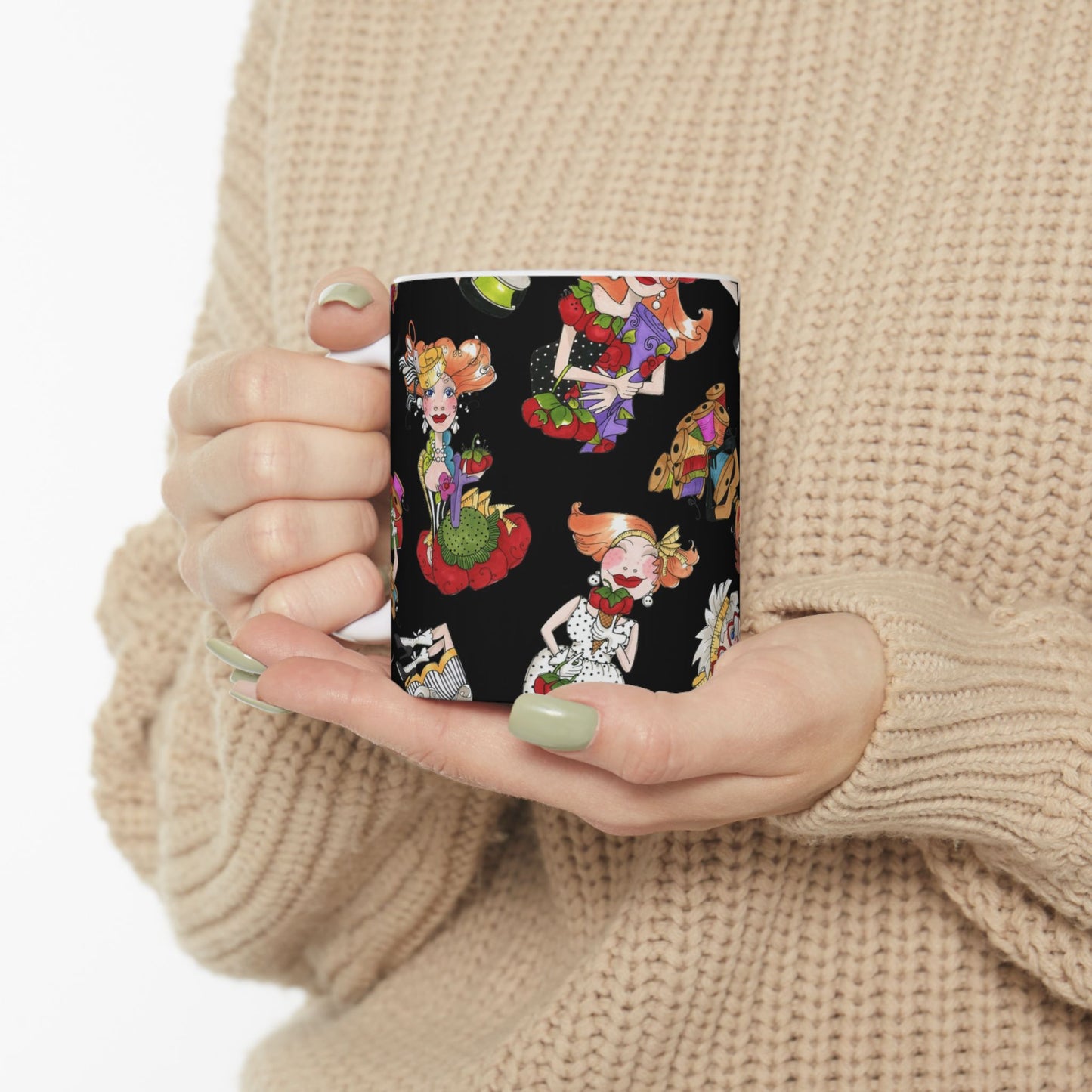 Curious Toss Black Cup