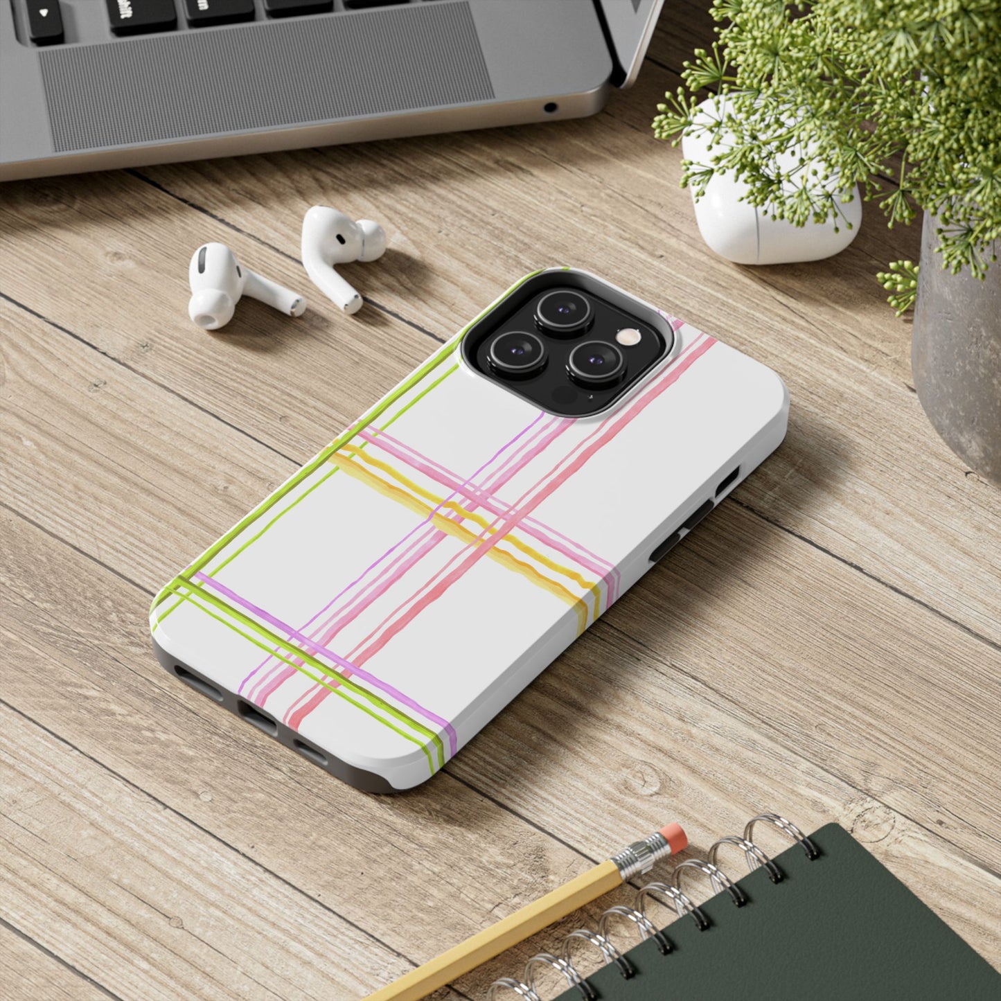 Cupcake Plaid Phone Case