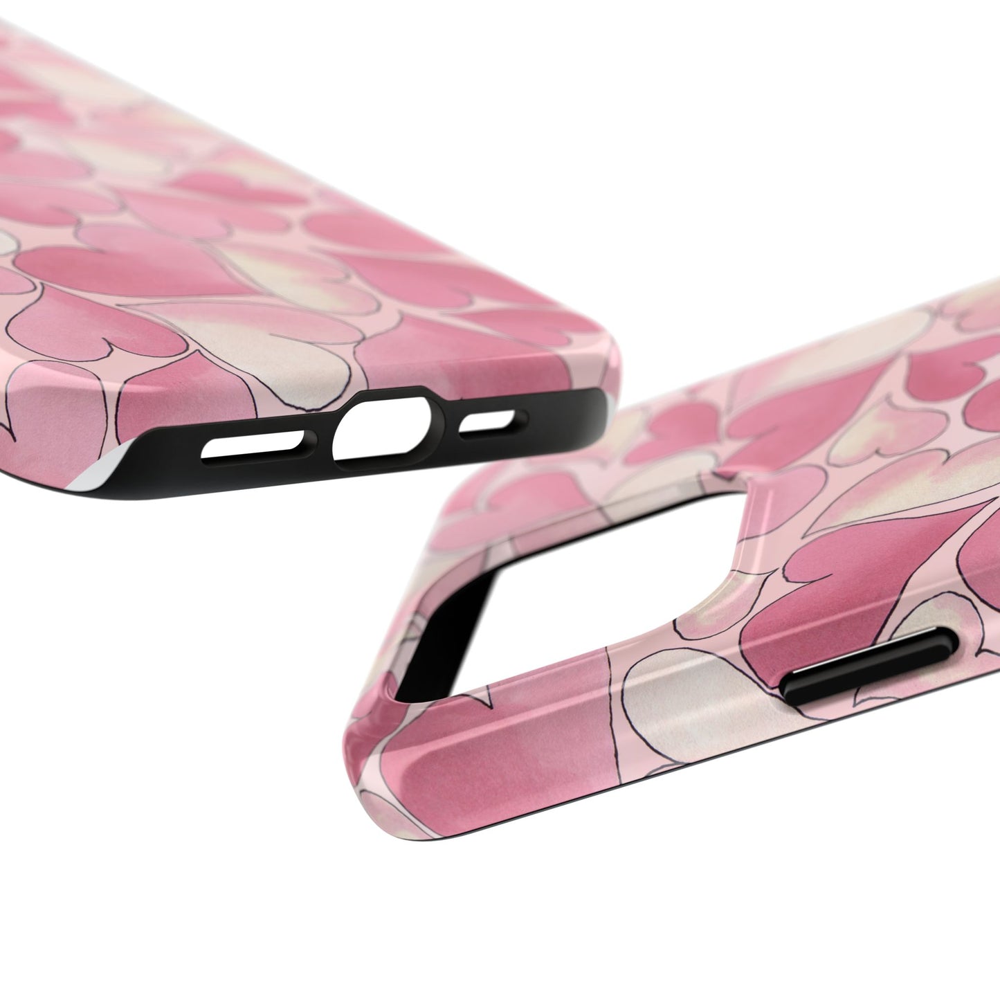 Hearts Pink Sky Phone Case