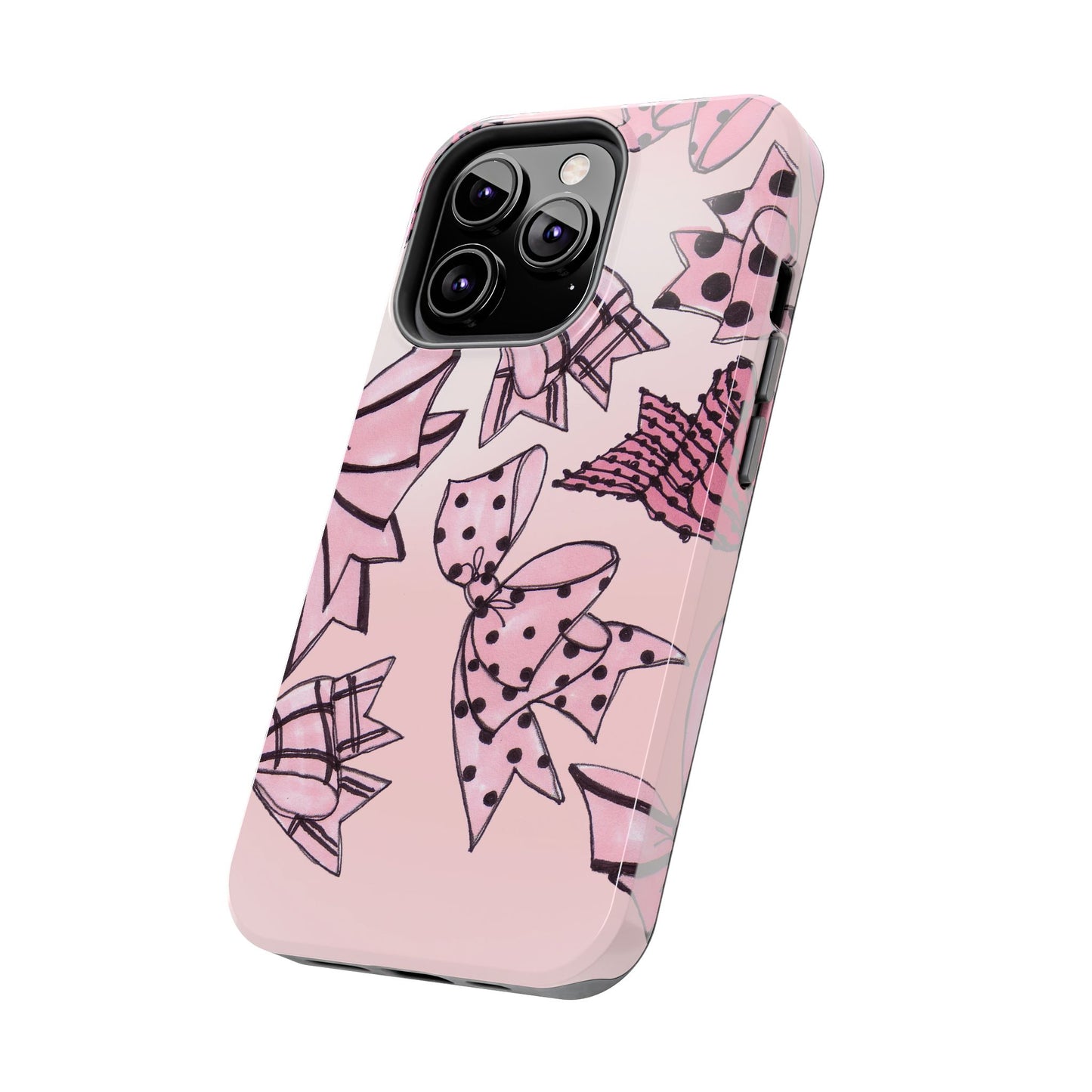 Cat Bows Pink Phone Case