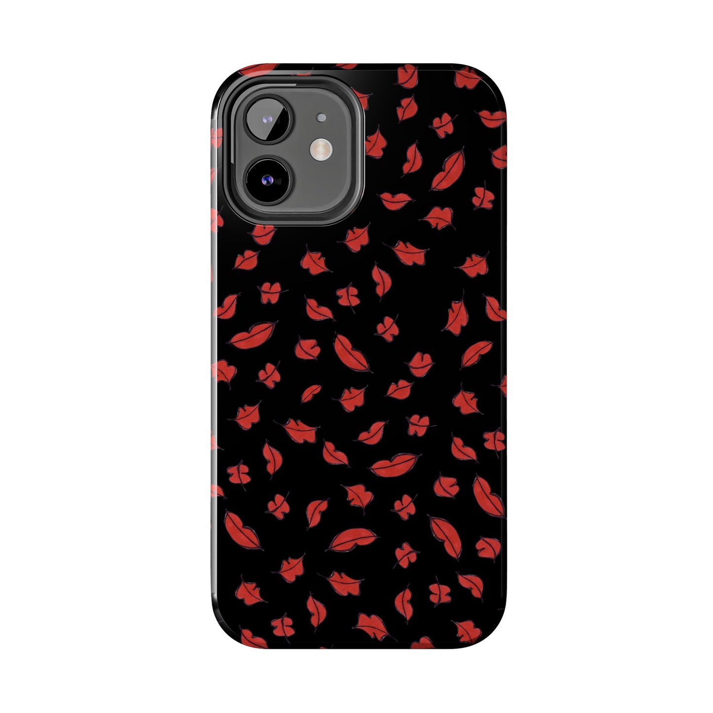 Autumn Lips Black Phone Case