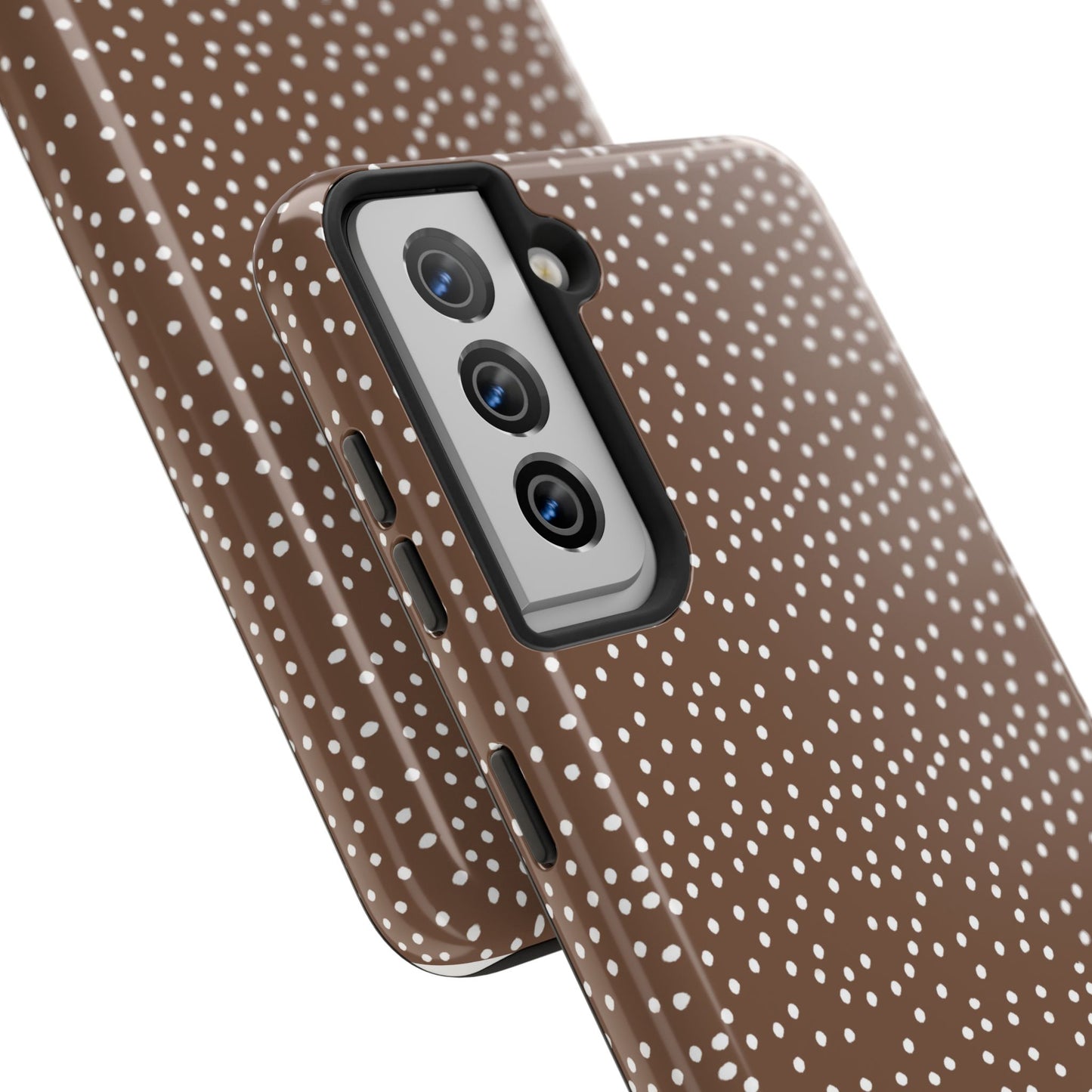 Dottible Chocolate / White Phone Case