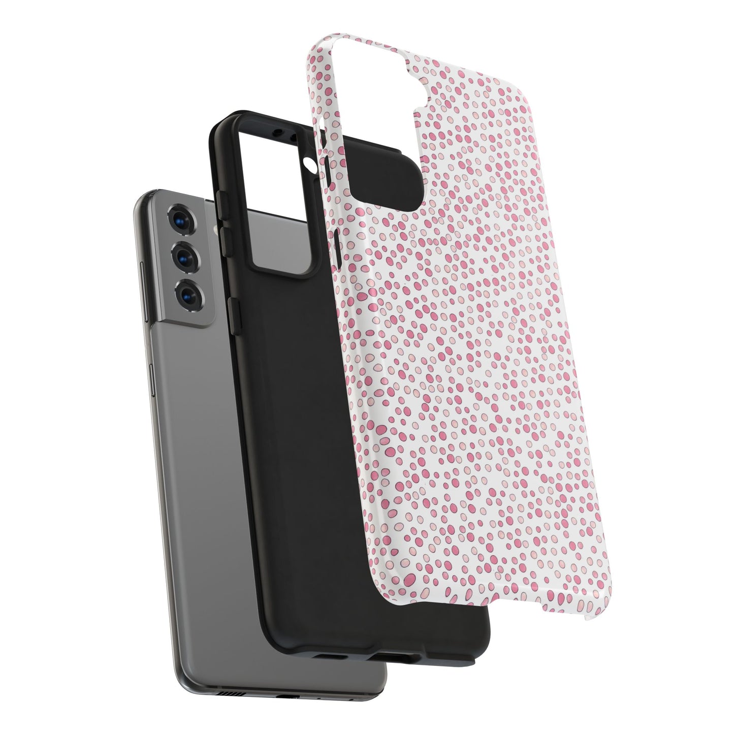 Water Spot Pink / White Phone Case