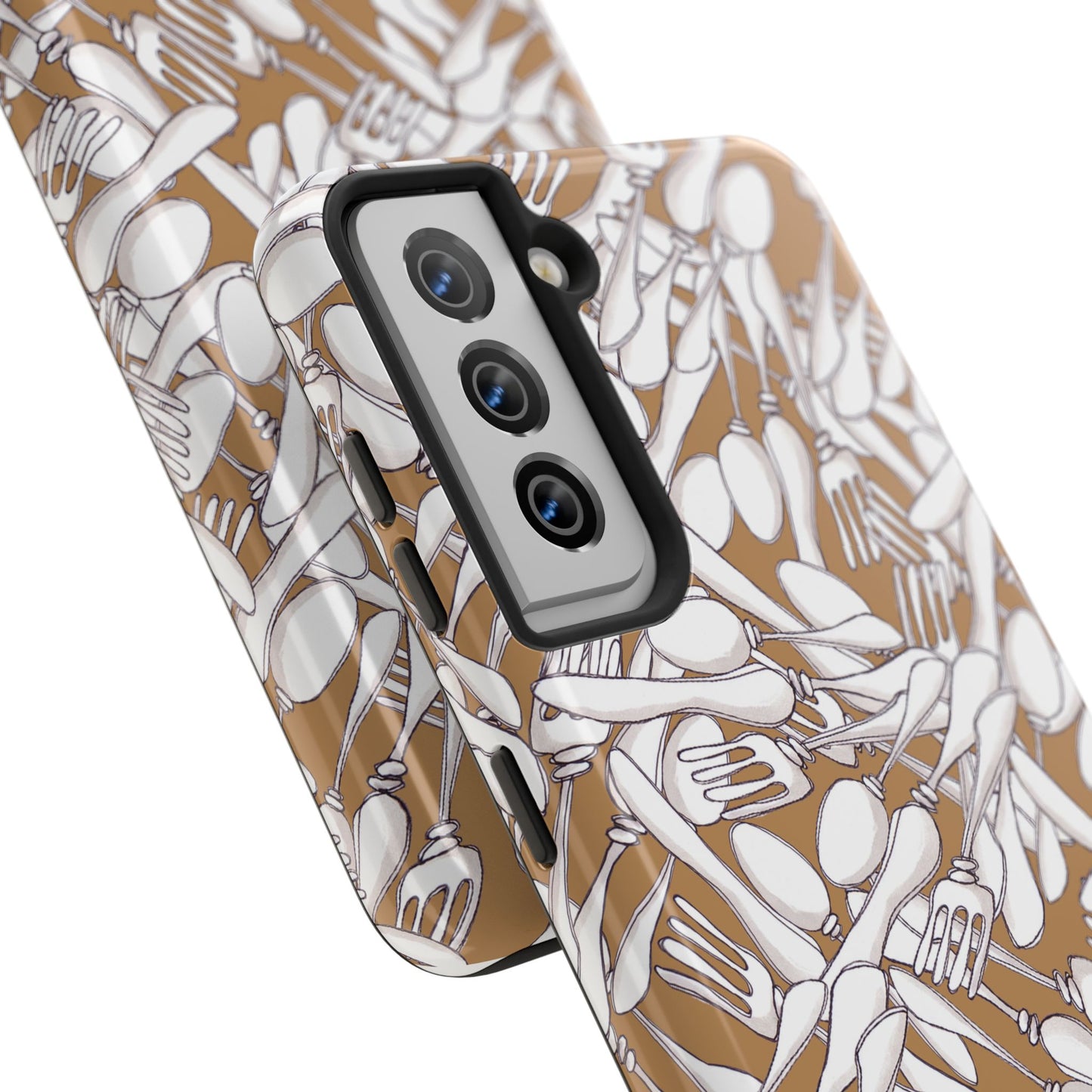 Silverware Wars Brown Phone Case