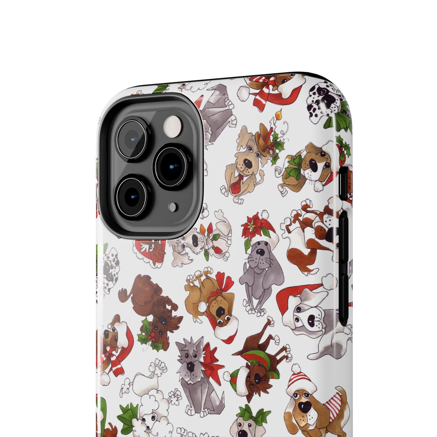 Doggie Toss White Phone Case