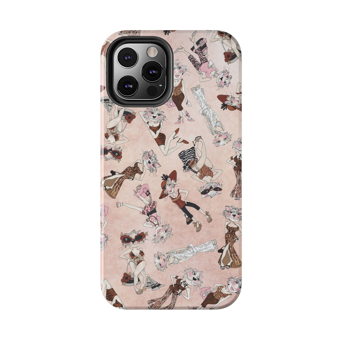 Spotted Lilies Pink Phone Case