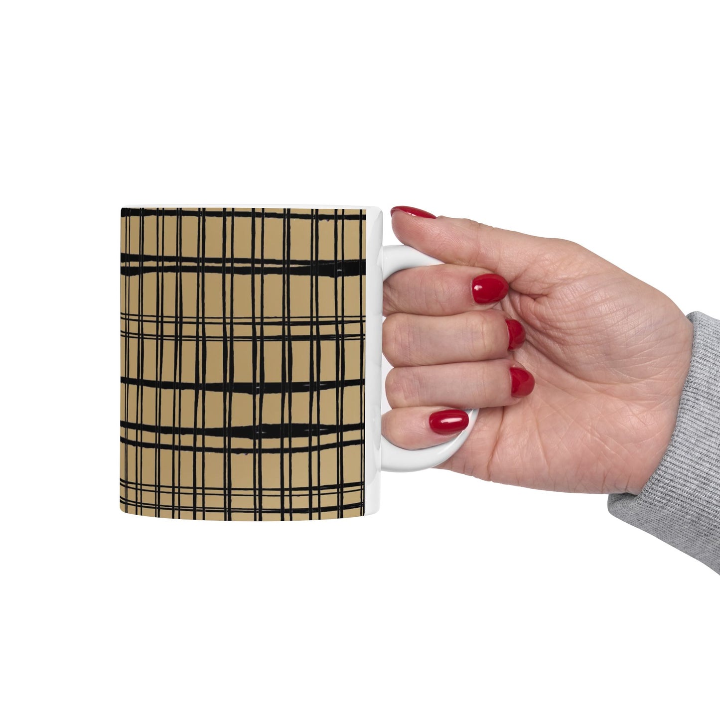 Doggie Fence Tan Cup