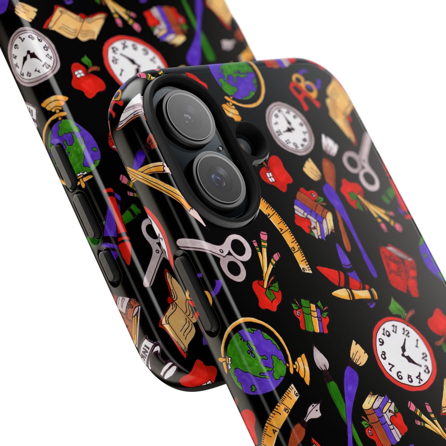 School Stuff Black Phone Case