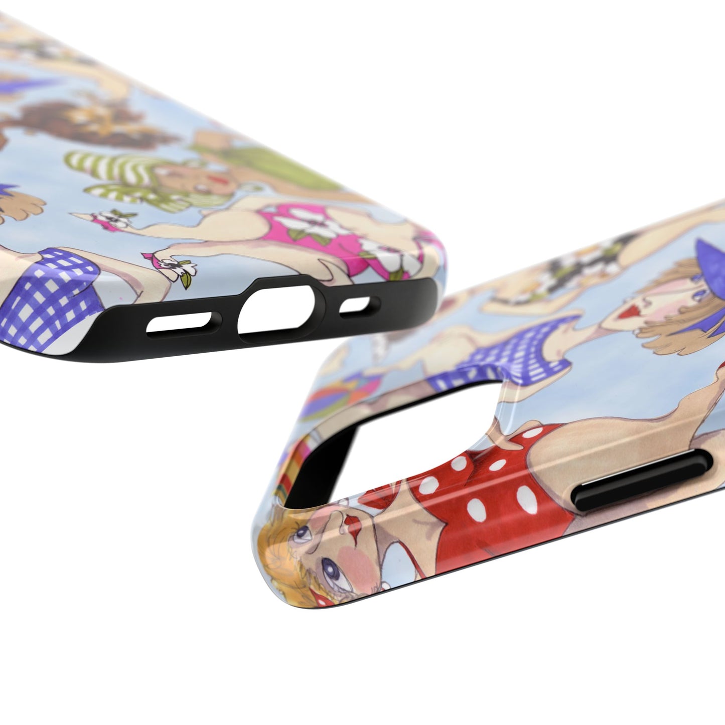 Bathing Beauties Blue Sky Phone Case
