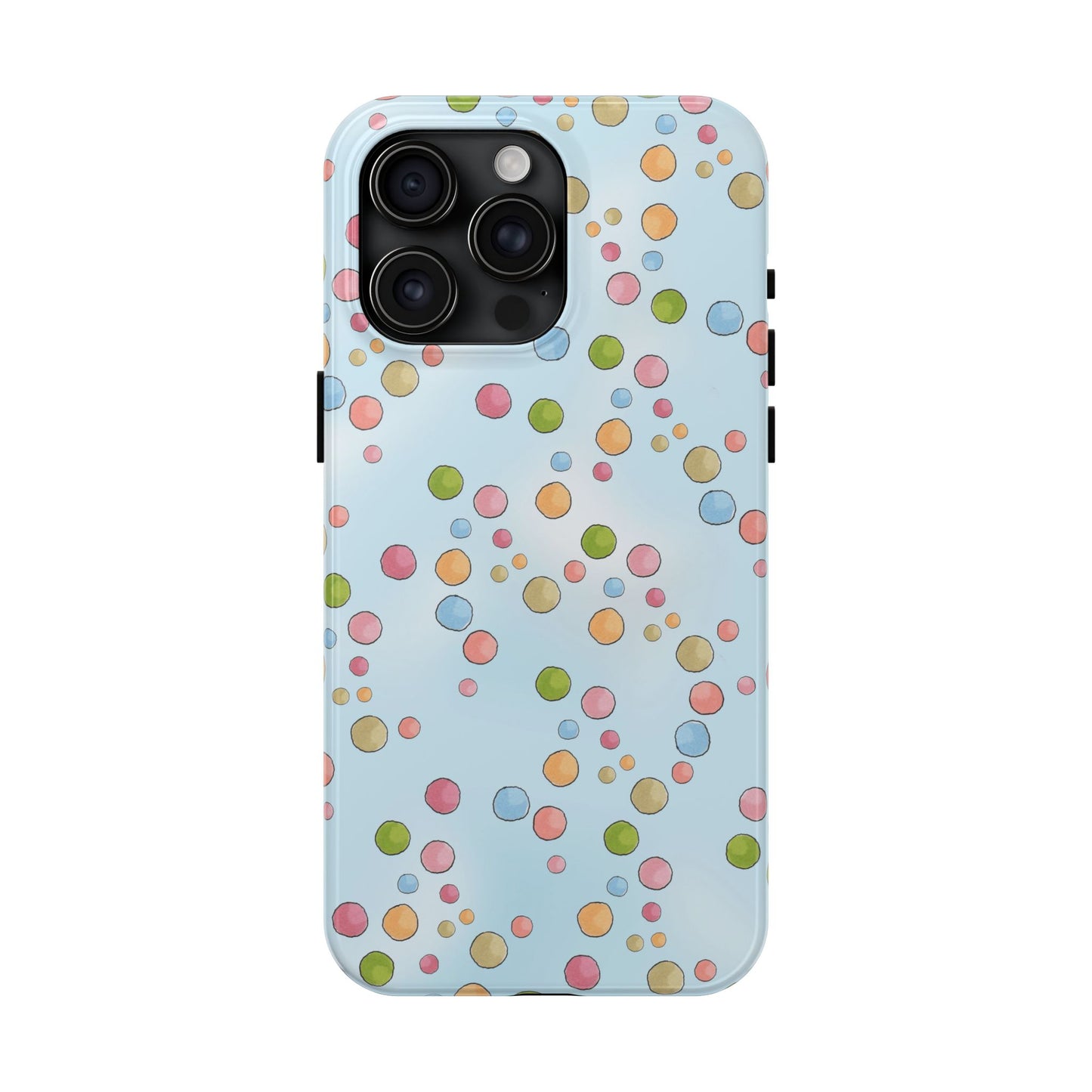 Clown Dots Blue Sky Phone Case